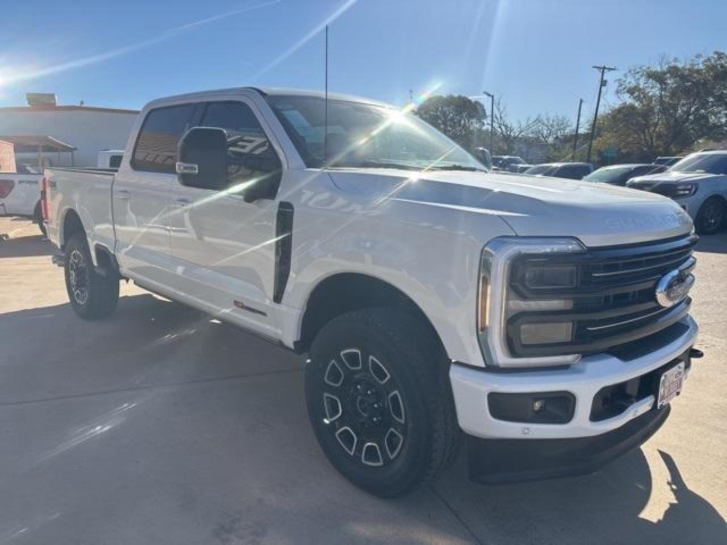 2026 Star White Metallic Tri-Coat /Black Onyx Ford F-250SD Platinum (1FT8W2BM1TE) with an 6.7L High Output Power Stroke V8 Diesel engine, Automatic transmission, located at 1105 E Mulberry, Kaufman, TX, 75142, (972) 962-2151, 32.589550, -96.300926 - Photo#6