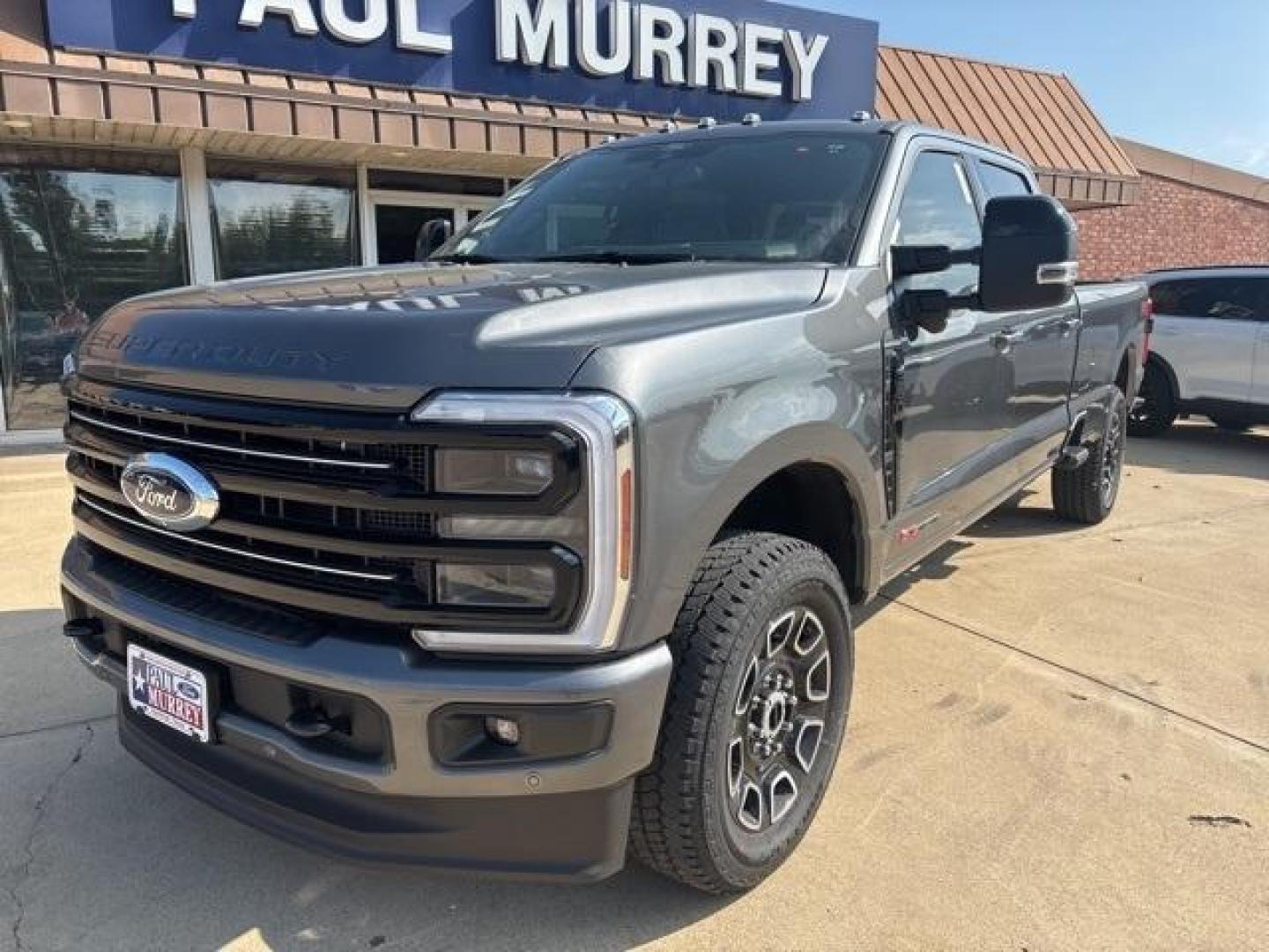 2026 Carbonized Gray Metallic /Black Onyx Ford F-350SD Platinum (1FT8W3BM3TE) with an 6.7L High Output Power Stroke V8 Diesel engine, Automatic transmission, located at 1105 E Mulberry, Kaufman, TX, 75142, (972) 962-2151, 32.589550, -96.300926 - Carbonized Gray Metallic 2026 Ford F-350SD 4D Crew Cab Platinum 4WD 10-Speed Automatic 6.7L High Output Power Stroke V8 Diesel 4WD. - Photo#1