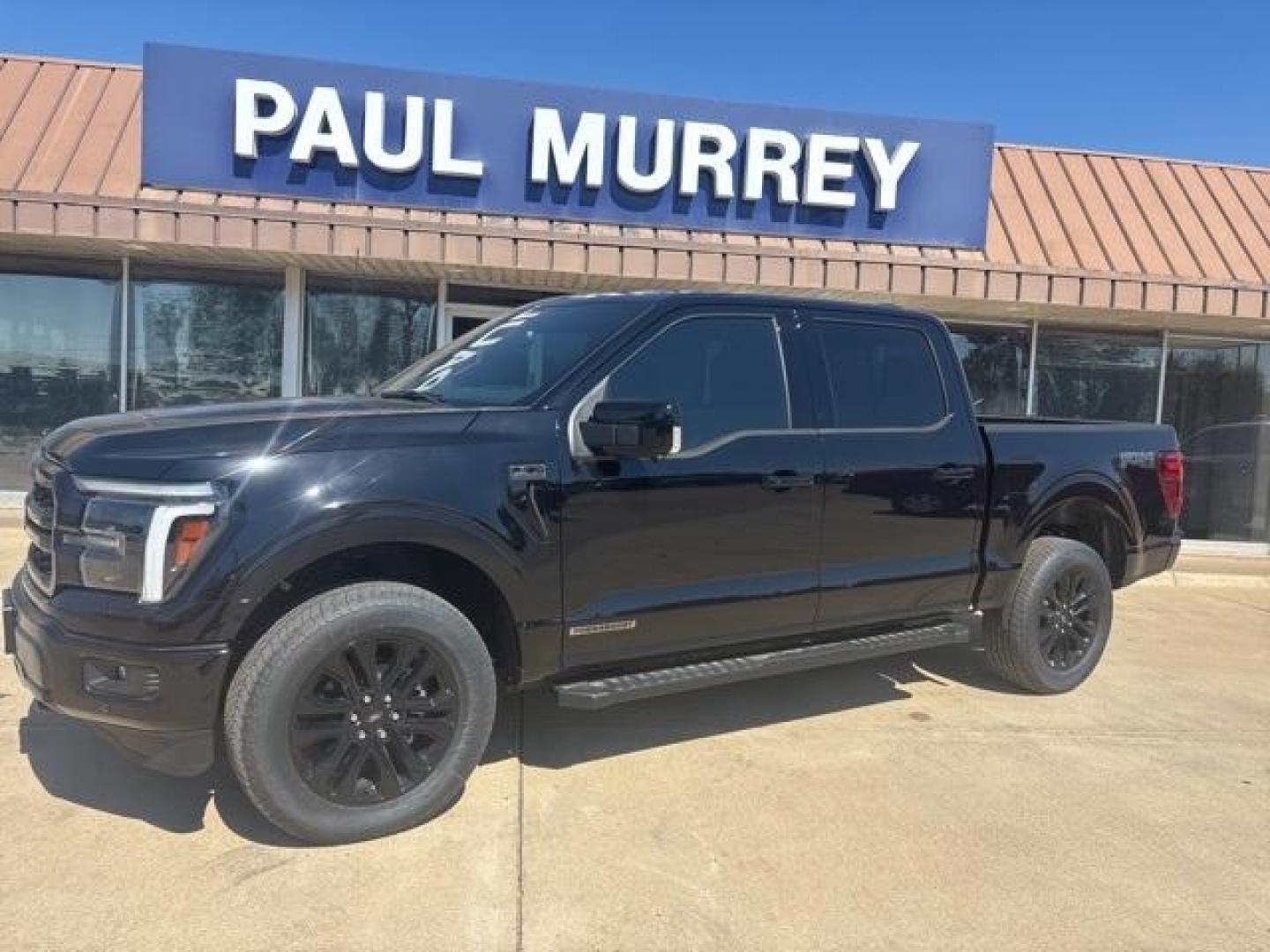 2025 Agate Black Metallic /Black Ford F-150 Lariat (1FTFW5LDXSF) with an 3.5L PowerBoost Full-Hybrid V6 engine, Automatic transmission, located at 1105 E Mulberry, Kaufman, TX, 75142, (972) 962-2151, 32.589550, -96.300926 - Agate Black Metallic 2025 Ford F-150 4D SuperCrew Lariat 4WD 10-Speed Automatic 3.5L PowerBoost Full-Hybrid V6 3.5L PowerBoost Full-Hybrid V6, 4WD.<br><br><br>Please call Paul Murrey Ford Inc. In Kaufman Texas A Family Dealership Since 1952 Serving the Dallas Fort Worth and East Texas areas for over - Photo#2