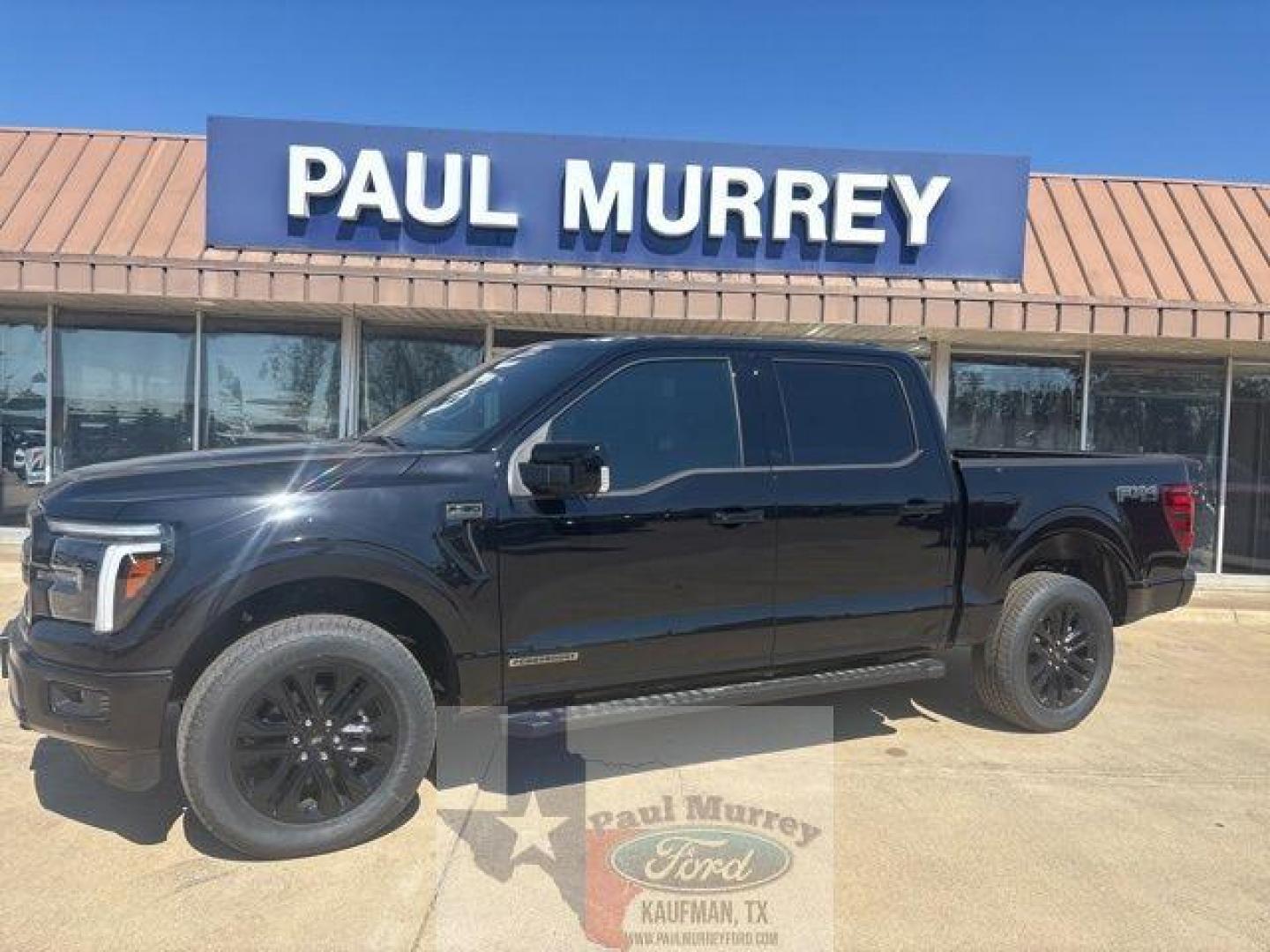 2025 Black Metallic /Black Ford F-150 Lariat (1FTFW5LDXSF) with an 3.5L PowerBoost Full-Hybrid V6 engine, Automatic transmission, located at 1105 E Mulberry, Kaufman, TX, 75142, (972) 962-2151, 32.589550, -96.300926 - $9,121 off MSRP!<br><br>3.5L PowerBoost Full-Hybrid V6, 4WD.<br>Agate Black Metallic 2025 Ford F-150 4D SuperCrew Lariat 4WD 10-Speed Automatic 3.5L PowerBoost Full-Hybrid V6 23/23 City/Highway MPG Price includes: $1000 - Truck Month Retail Bonus Cash. Exp. 03/31/2026 $1500 - Retail Bonus Cash. Exp. - Photo#0