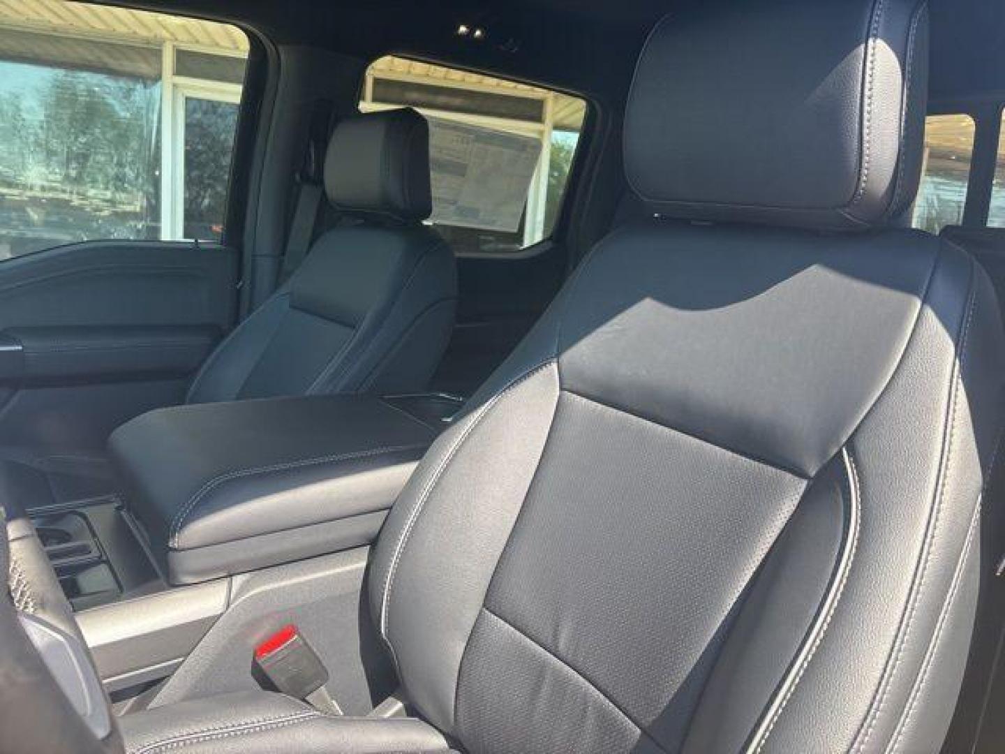 2025 Black Metallic /Black Ford F-150 Lariat (1FTFW5LDXSF) with an 3.5L PowerBoost Full-Hybrid V6 engine, Automatic transmission, located at 1105 E Mulberry, Kaufman, TX, 75142, (972) 962-2151, 32.589550, -96.300926 - $9,121 off MSRP!<br><br>3.5L PowerBoost Full-Hybrid V6, 4WD.<br>Agate Black Metallic 2025 Ford F-150 4D SuperCrew Lariat 4WD 10-Speed Automatic 3.5L PowerBoost Full-Hybrid V6 23/23 City/Highway MPG Price includes: $1000 - Truck Month Retail Bonus Cash. Exp. 03/31/2026 $1500 - Retail Bonus Cash. Exp. - Photo#11