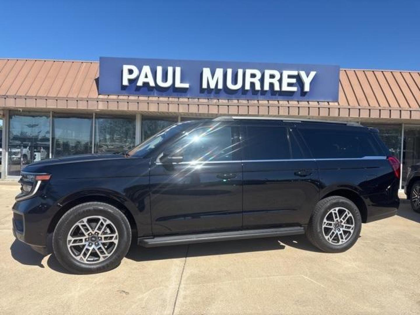 2025 Agate Black Metallic /Gray Ford Expedition Max (1FMJK1H87SE) with an EcoBoost 3.5L V6 GTDi DOHC 24V Twin Turbocharged engine, Automatic transmission, located at 1105 E Mulberry, Kaufman, TX, 75142, (972) 962-2151, 32.589550, -96.300926 - Photo#0
