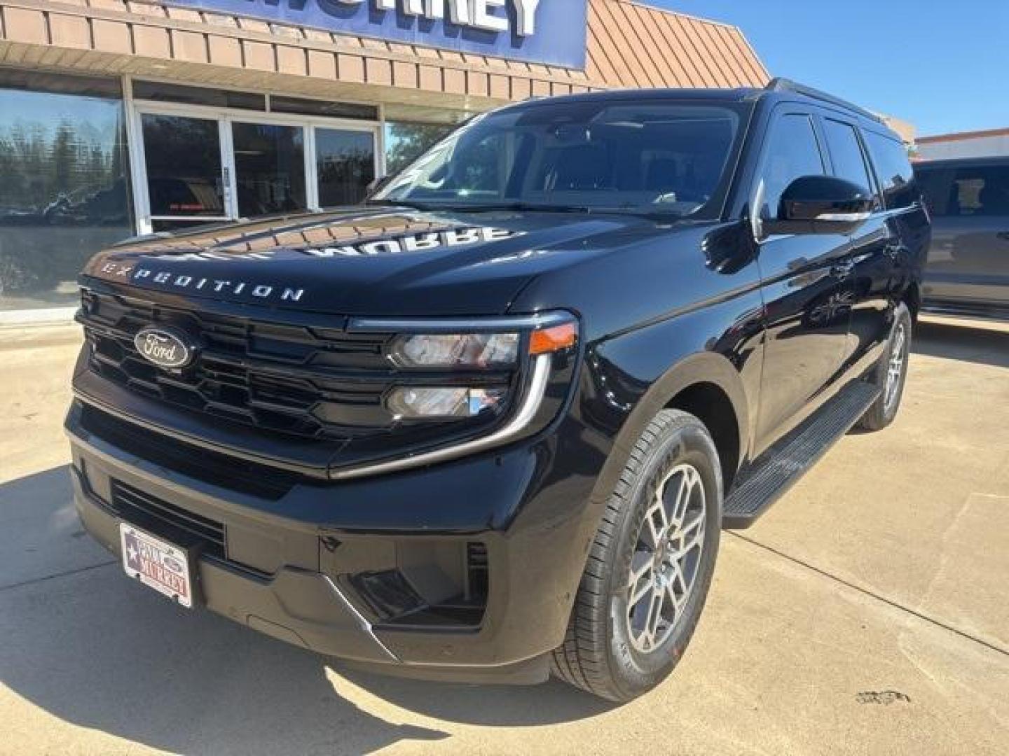 2025 Agate Black Metallic /Gray Ford Expedition Max (1FMJK1H87SE) with an EcoBoost 3.5L V6 GTDi DOHC 24V Twin Turbocharged engine, Automatic transmission, located at 1105 E Mulberry, Kaufman, TX, 75142, (972) 962-2151, 32.589550, -96.300926 - Photo#1