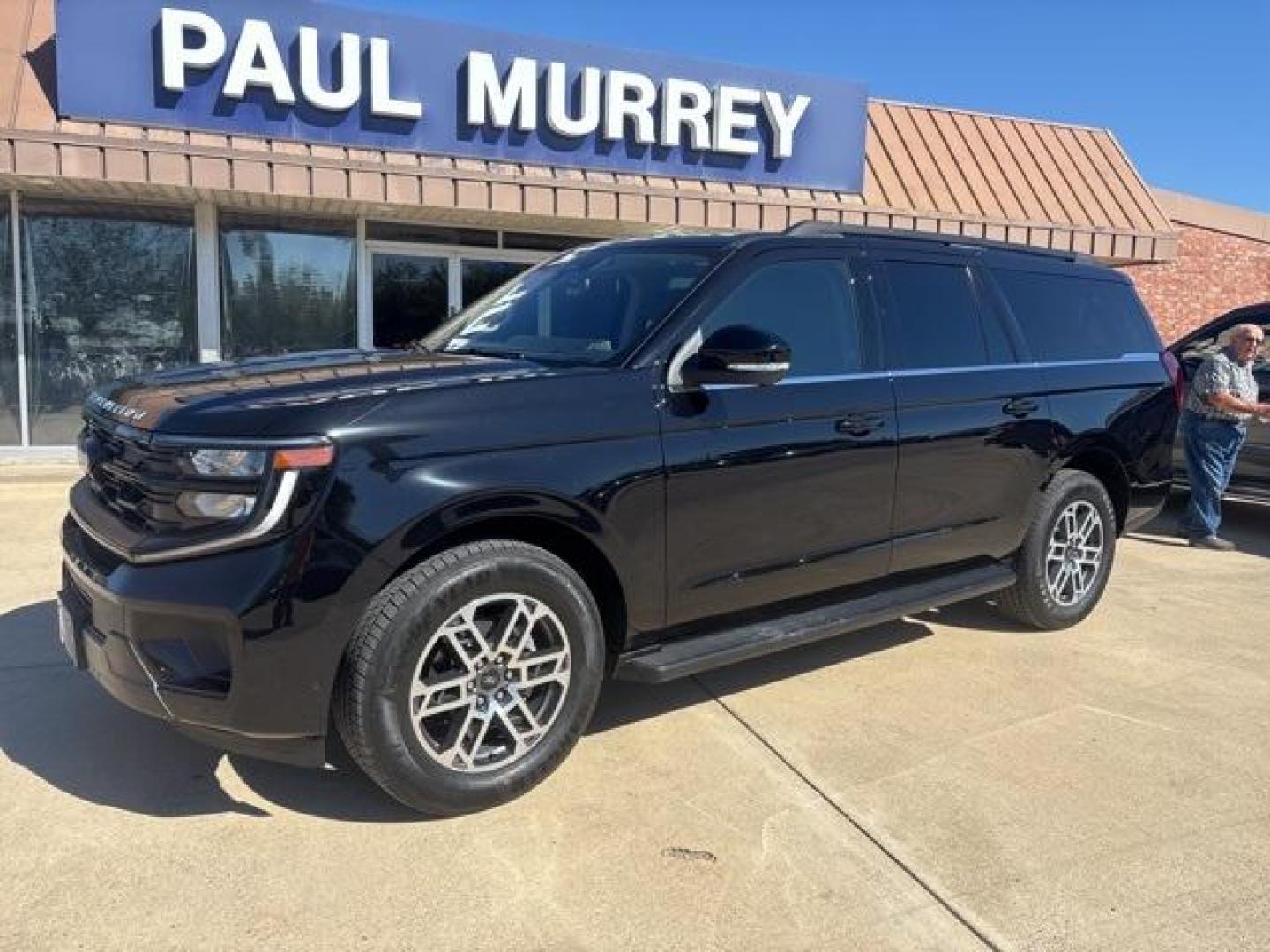 2025 Agate Black Metallic /Gray Ford Expedition Max (1FMJK1H87SE) with an EcoBoost 3.5L V6 GTDi DOHC 24V Twin Turbocharged engine, Automatic transmission, located at 1105 E Mulberry, Kaufman, TX, 75142, (972) 962-2151, 32.589550, -96.300926 - Photo#2