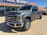 2026 Gray Metallic /Black Onyx Ford F-350SD Lariat (1FT8W3BT5TE) with an Power Stroke 6.7L V8 DI 32V OHV Turbodiesel engine, Automatic transmission, located at 1105 E Mulberry, Kaufman, TX, 75142, (972) 962-2151, 32.589550, -96.300926 - Carbonized Gray Metallic 2026 Ford F-350SD 4D Crew Cab Lariat 4WD 10-Speed Automatic Power Stroke 6.7L V8 DI 32V OHV Turbodiesel 4WD. - Photo#1