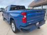 2022 Glacier Blue Metallic /Black Chevrolet Silverado 1500 Custom (1GCPABEK5NZ) with an 2.7L Turbo engine, Automatic transmission, located at 1105 E Mulberry, Kaufman, TX, 75142, (972) 962-2151, 32.589550, -96.300926 - Glacier Blue Metallic 2022 Chevrolet Silverado 1500 4D Crew Cab Custom RWD 8-Speed Automatic 2.7L Turbo 8-Speed Automatic, Black Cloth. Priced below KBB Fair Purchase Price!<br><br><br>Odometer is 21114 miles below market average!<br><br><br>Please call Paul Murrey Ford Inc. In Kaufman Texas A Famil - Photo#3