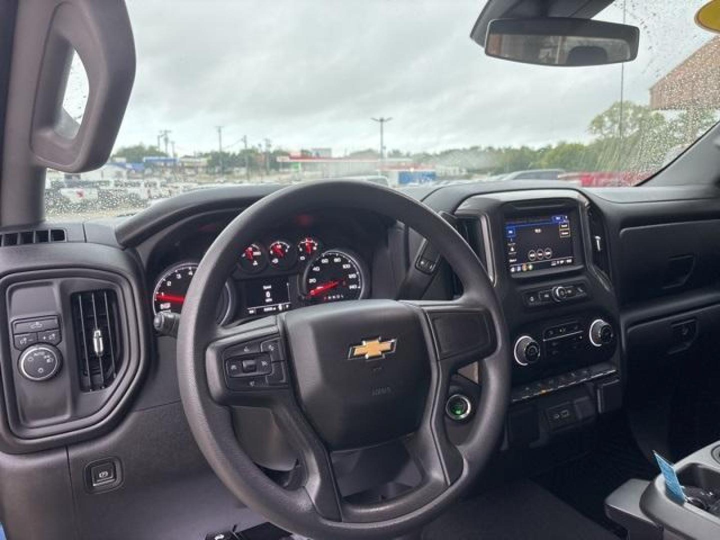 2022 Glacier Blue Metallic /Black Chevrolet Silverado 1500 Custom (1GCPABEK5NZ) with an 2.7L Turbo engine, Automatic transmission, located at 1105 E Mulberry, Kaufman, TX, 75142, (972) 962-2151, 32.589550, -96.300926 - Glacier Blue Metallic 2022 Chevrolet Silverado 1500 4D Crew Cab Custom RWD 8-Speed Automatic 2.7L Turbo 8-Speed Automatic, Black Cloth. Priced below KBB Fair Purchase Price!<br><br><br>Odometer is 21114 miles below market average!<br><br><br>Please call Paul Murrey Ford Inc. In Kaufman Texas A Famil - Photo#11