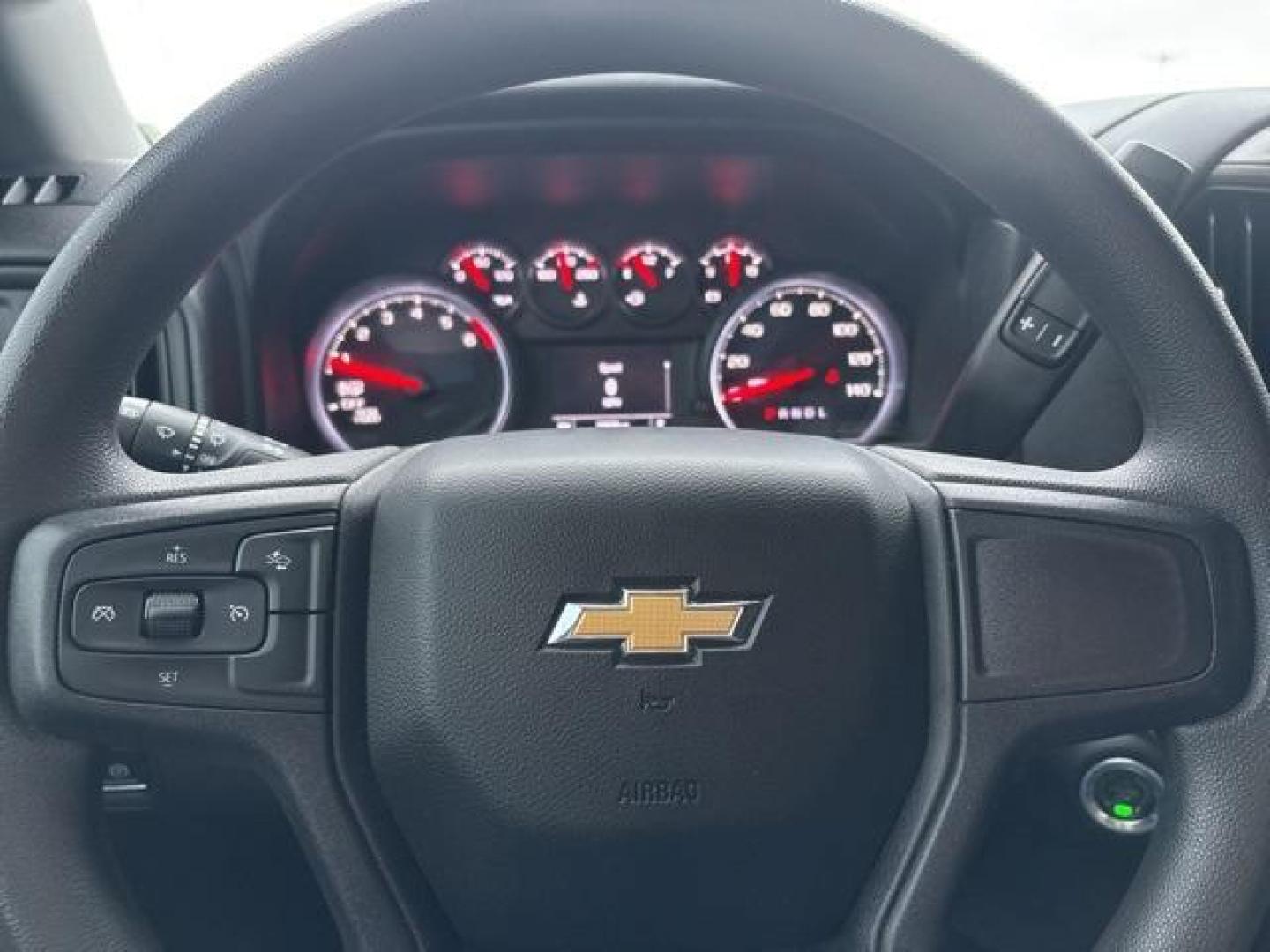 2022 Glacier Blue Metallic /Black Chevrolet Silverado 1500 Custom (1GCPABEK5NZ) with an 2.7L Turbo engine, Automatic transmission, located at 1105 E Mulberry, Kaufman, TX, 75142, (972) 962-2151, 32.589550, -96.300926 - Glacier Blue Metallic 2022 Chevrolet Silverado 1500 4D Crew Cab Custom RWD 8-Speed Automatic 2.7L Turbo 8-Speed Automatic, Black Cloth. Priced below KBB Fair Purchase Price!<br><br><br>Odometer is 21114 miles below market average!<br><br><br>Please call Paul Murrey Ford Inc. In Kaufman Texas A Famil - Photo#19