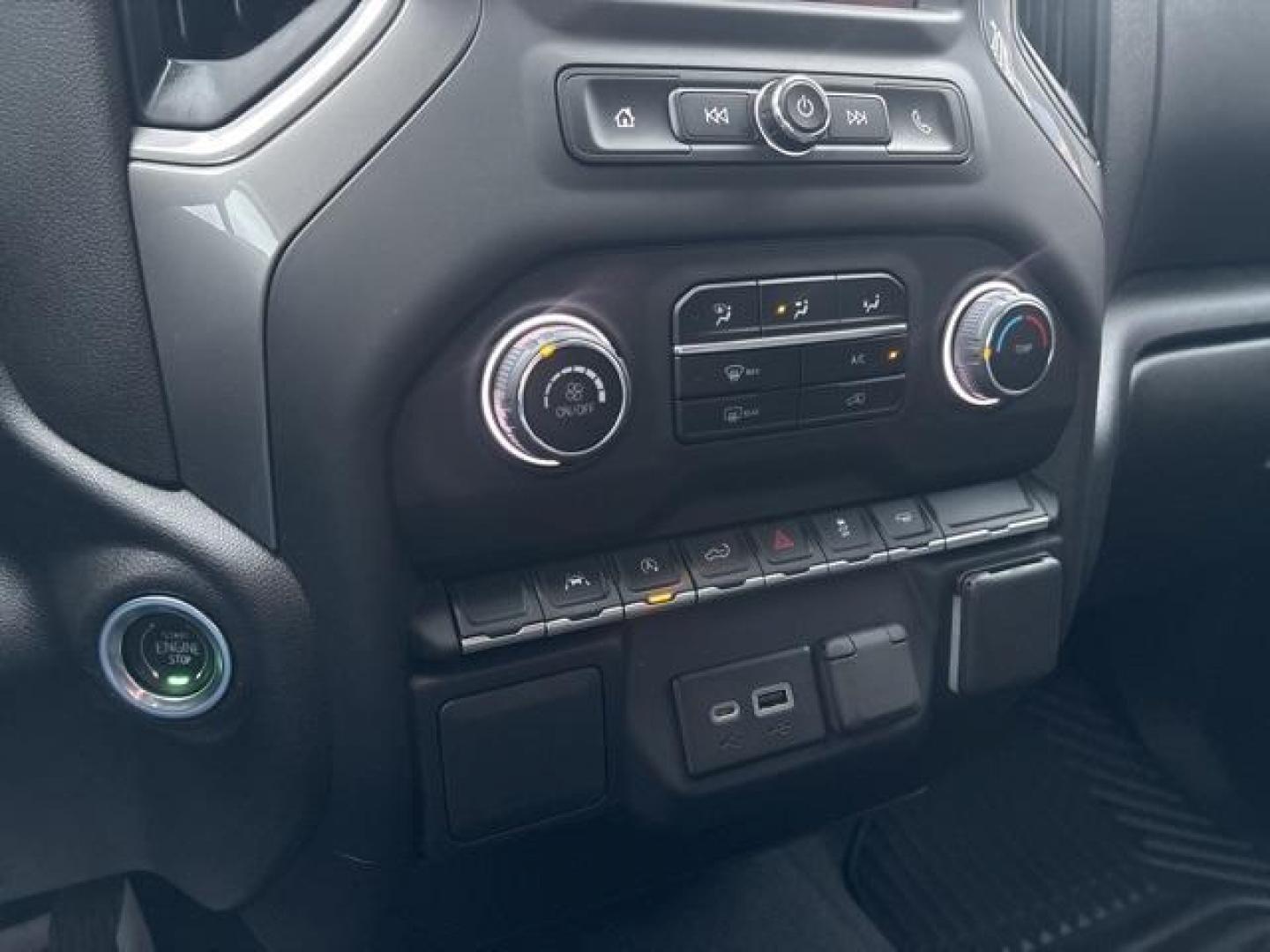 2022 Glacier Blue Metallic /Black Chevrolet Silverado 1500 Custom (1GCPABEK5NZ) with an 2.7L Turbo engine, Automatic transmission, located at 1105 E Mulberry, Kaufman, TX, 75142, (972) 962-2151, 32.589550, -96.300926 - Glacier Blue Metallic 2022 Chevrolet Silverado 1500 4D Crew Cab Custom RWD 8-Speed Automatic 2.7L Turbo 8-Speed Automatic, Black Cloth. Priced below KBB Fair Purchase Price!<br><br><br>Odometer is 21114 miles below market average!<br><br><br>Please call Paul Murrey Ford Inc. In Kaufman Texas A Famil - Photo#22