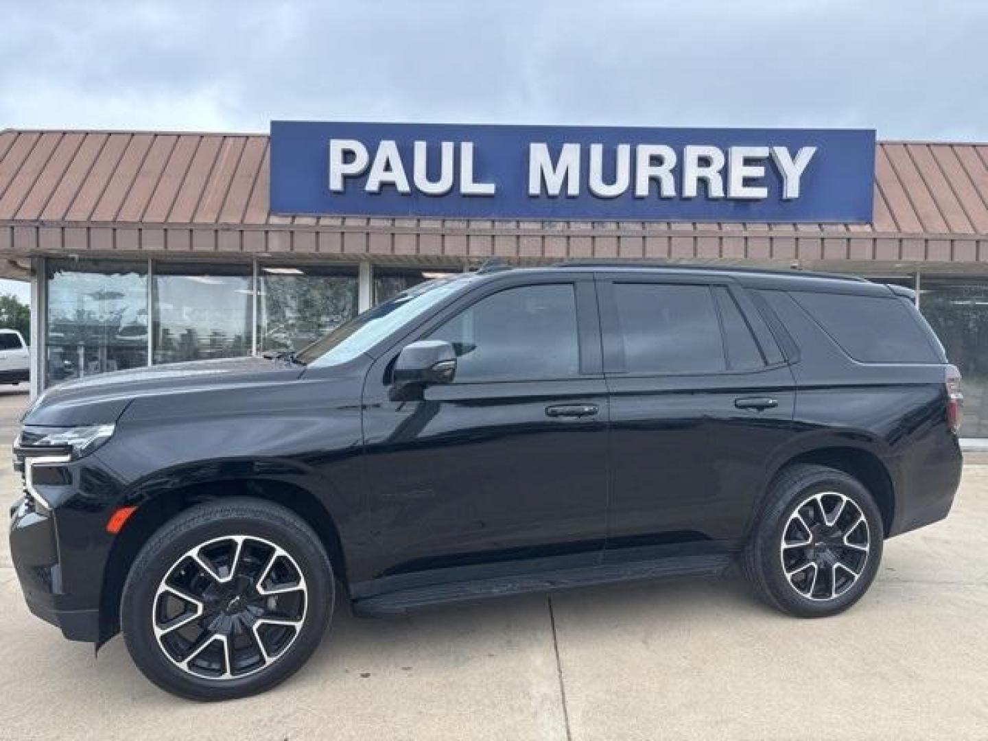2023 Black /Jet Black/Victory Red Chevrolet Tahoe RST (1GNSKRKD4PR) with an EcoTec3 5.3L V8 engine, Automatic transmission, located at 1105 E Mulberry, Kaufman, TX, 75142, (972) 962-2151, 32.589550, -96.300926 - Black 2023 Chevrolet Tahoe 4D Sport Utility RST 4WD 10-Speed Automatic with Overdrive EcoTec3 5.3L V8 4WD, Jet Black/Victory Red Leather.<br><br><br>Please call Paul Murrey Ford Inc. In Kaufman Texas A Family Dealership Since 1952 Serving the Dallas Fort Worth and East Texas areas for over 70 years. - Photo#0