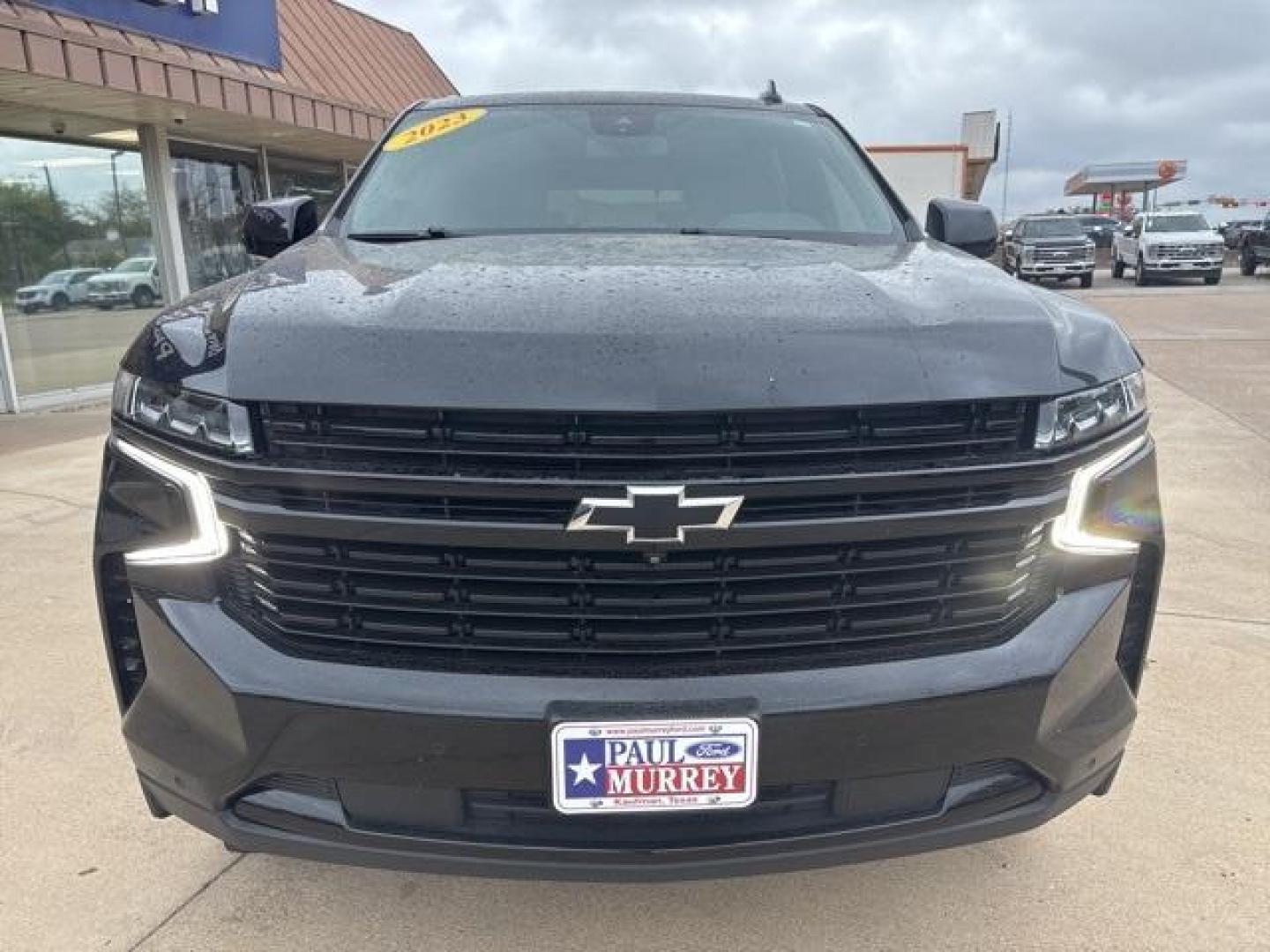 2023 Black /Jet Black/Victory Red Chevrolet Tahoe RST (1GNSKRKD4PR) with an EcoTec3 5.3L V8 engine, Automatic transmission, located at 1105 E Mulberry, Kaufman, TX, 75142, (972) 962-2151, 32.589550, -96.300926 - Black 2023 Chevrolet Tahoe 4D Sport Utility RST 4WD 10-Speed Automatic with Overdrive EcoTec3 5.3L V8 4WD, Jet Black/Victory Red Leather.<br><br><br>Please call Paul Murrey Ford Inc. In Kaufman Texas A Family Dealership Since 1952 Serving the Dallas Fort Worth and East Texas areas for over 70 years. - Photo#6