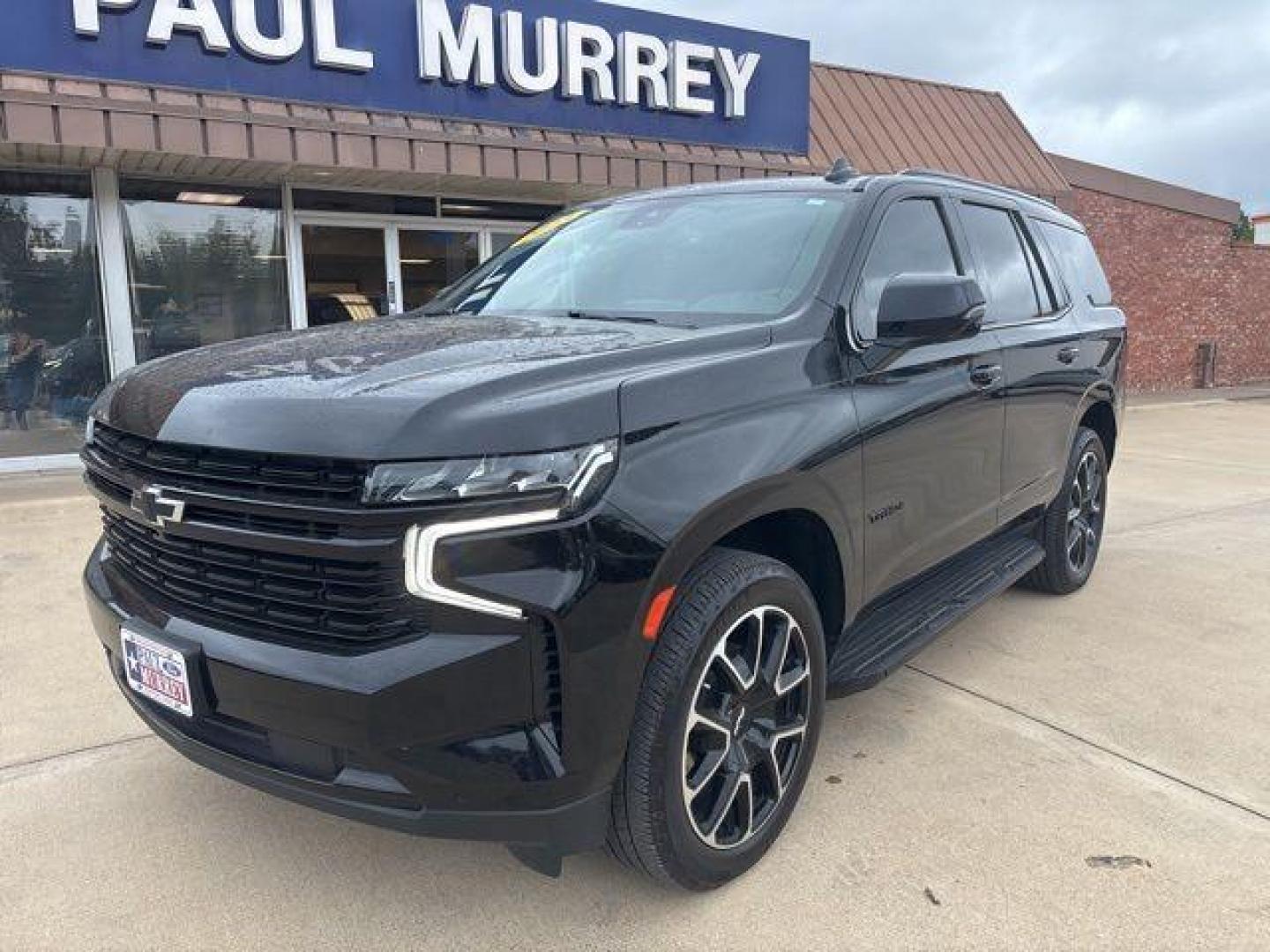 2023 Black /Jet Black/Victory Red Chevrolet Tahoe RST (1GNSKRKD4PR) with an EcoTec3 5.3L V8 engine, Automatic transmission, located at 1105 E Mulberry, Kaufman, TX, 75142, (972) 962-2151, 32.589550, -96.300926 - Black 2023 Chevrolet Tahoe 4D Sport Utility RST 4WD 10-Speed Automatic with Overdrive EcoTec3 5.3L V8 4WD, Jet Black/Victory Red Leather. Priced below KBB Fair Purchase Price!<br><br><br>Please call Paul Murrey Ford Inc. In Kaufman Texas A Family Dealership Since 1952 Serving the Dallas Fort Worth a - Photo#1