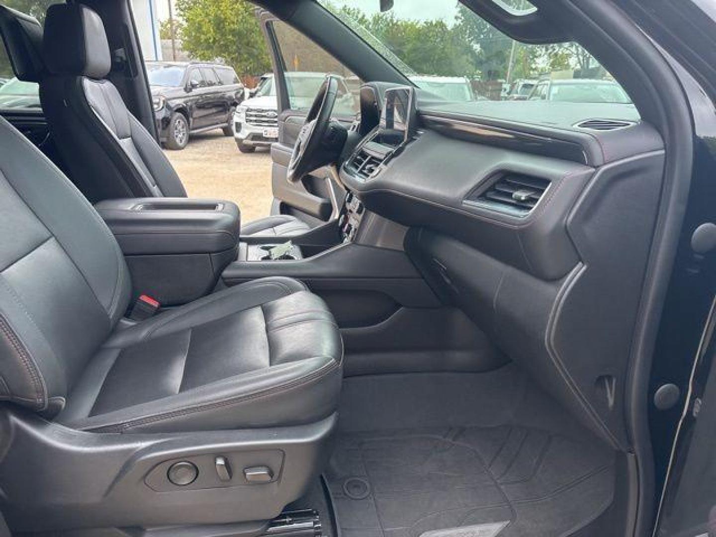 2023 Black /Jet Black/Victory Red Chevrolet Tahoe RST (1GNSKRKD4PR) with an EcoTec3 5.3L V8 engine, Automatic transmission, located at 1105 E Mulberry, Kaufman, TX, 75142, (972) 962-2151, 32.589550, -96.300926 - Black 2023 Chevrolet Tahoe 4D Sport Utility RST 4WD 10-Speed Automatic with Overdrive EcoTec3 5.3L V8 4WD, Jet Black/Victory Red Leather. Priced below KBB Fair Purchase Price!<br><br><br>Please call Paul Murrey Ford Inc. In Kaufman Texas A Family Dealership Since 1952 Serving the Dallas Fort Worth a - Photo#16