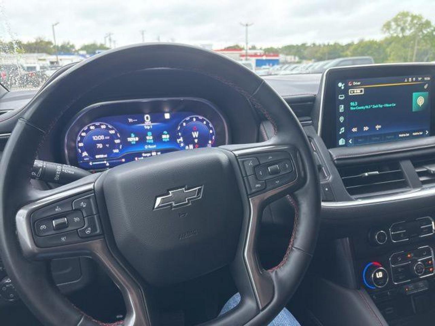 2023 Black /Jet Black/Victory Red Chevrolet Tahoe RST (1GNSKRKD4PR) with an EcoTec3 5.3L V8 engine, Automatic transmission, located at 1105 E Mulberry, Kaufman, TX, 75142, (972) 962-2151, 32.589550, -96.300926 - Black 2023 Chevrolet Tahoe 4D Sport Utility RST 4WD 10-Speed Automatic with Overdrive EcoTec3 5.3L V8 4WD, Jet Black/Victory Red Leather. Priced below KBB Fair Purchase Price!<br><br><br>Please call Paul Murrey Ford Inc. In Kaufman Texas A Family Dealership Since 1952 Serving the Dallas Fort Worth a - Photo#21