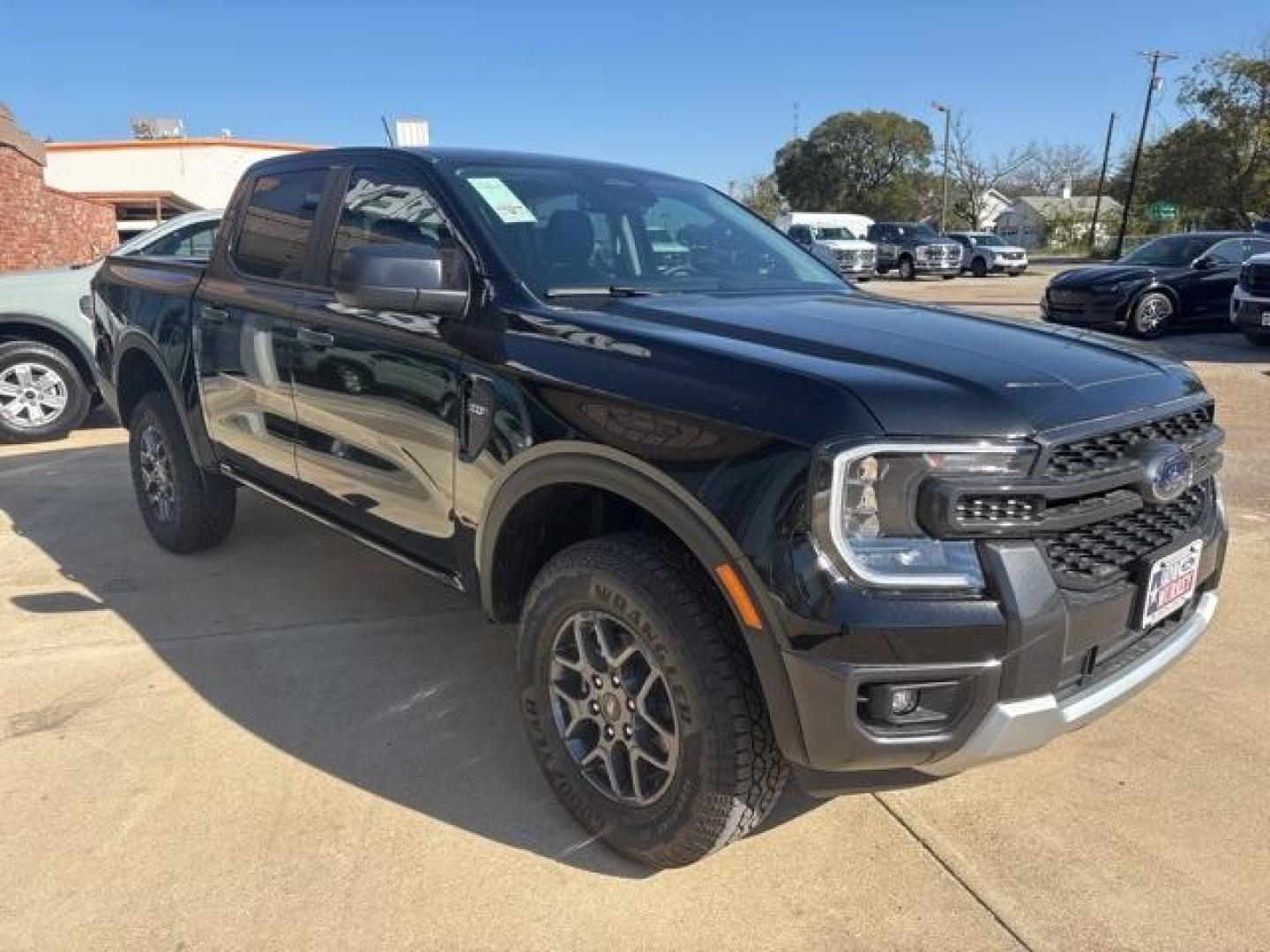 2025 Shadow Black /Ebony Ford Ranger XLT (1FTER4GH2SL) with an EcoBoost 2.3L I4 GTDi DOHC Turbocharged VCT engine, Automatic transmission, located at 1105 E Mulberry, Kaufman, TX, 75142, (972) 962-2151, 32.589550, -96.300926 - Photo#6