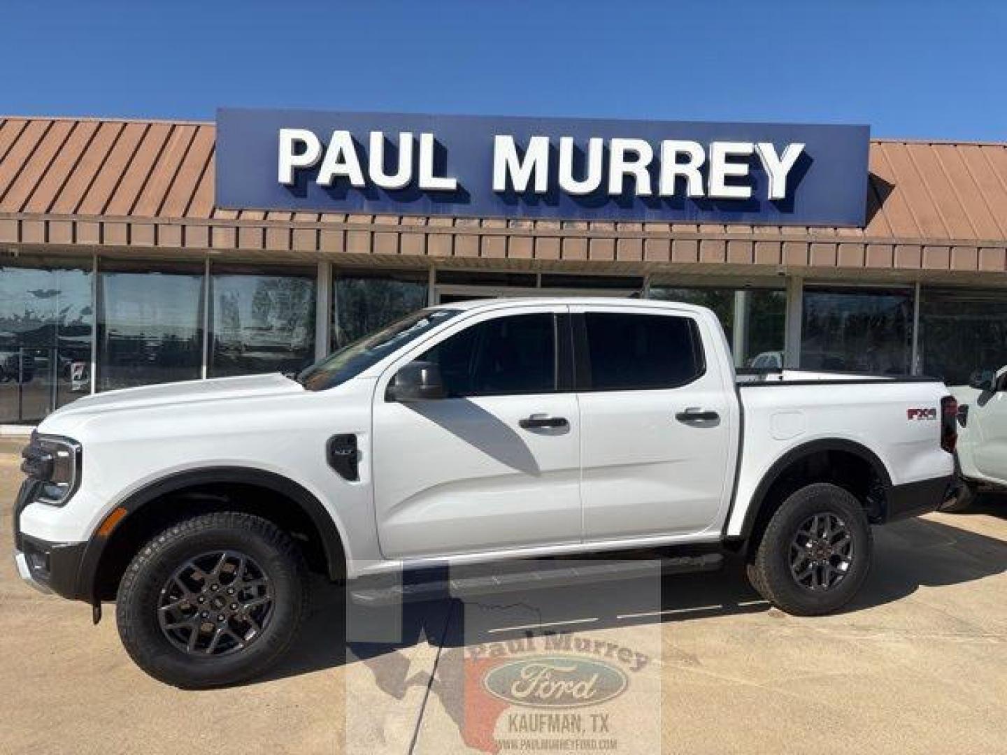 2025 Oxford White /Ebony Ford Ranger XLT (1FTER4HH3SL) with an EcoBoost 2.3L I4 GTDi DOHC Turbocharged VCT engine, Automatic transmission, located at 1105 E Mulberry, Kaufman, TX, 75142, (972) 962-2151, 32.589550, -96.300926 - $4,611 off MSRP!<br><br>4WD.<br>Oxford White 2025 Ford Ranger 4D Crew Cab XLT 4WD 10-Speed Automatic EcoBoost 2.3L I4 GTDi DOHC Turbocharged VCT 20/24 City/Highway MPG Price includes: $1000 - Truck Month Bonus Customer Cash. Exp. 03/31/2026 $2000 - Bonus Customer Cash. Exp. 03/31/2026 - Photo#0