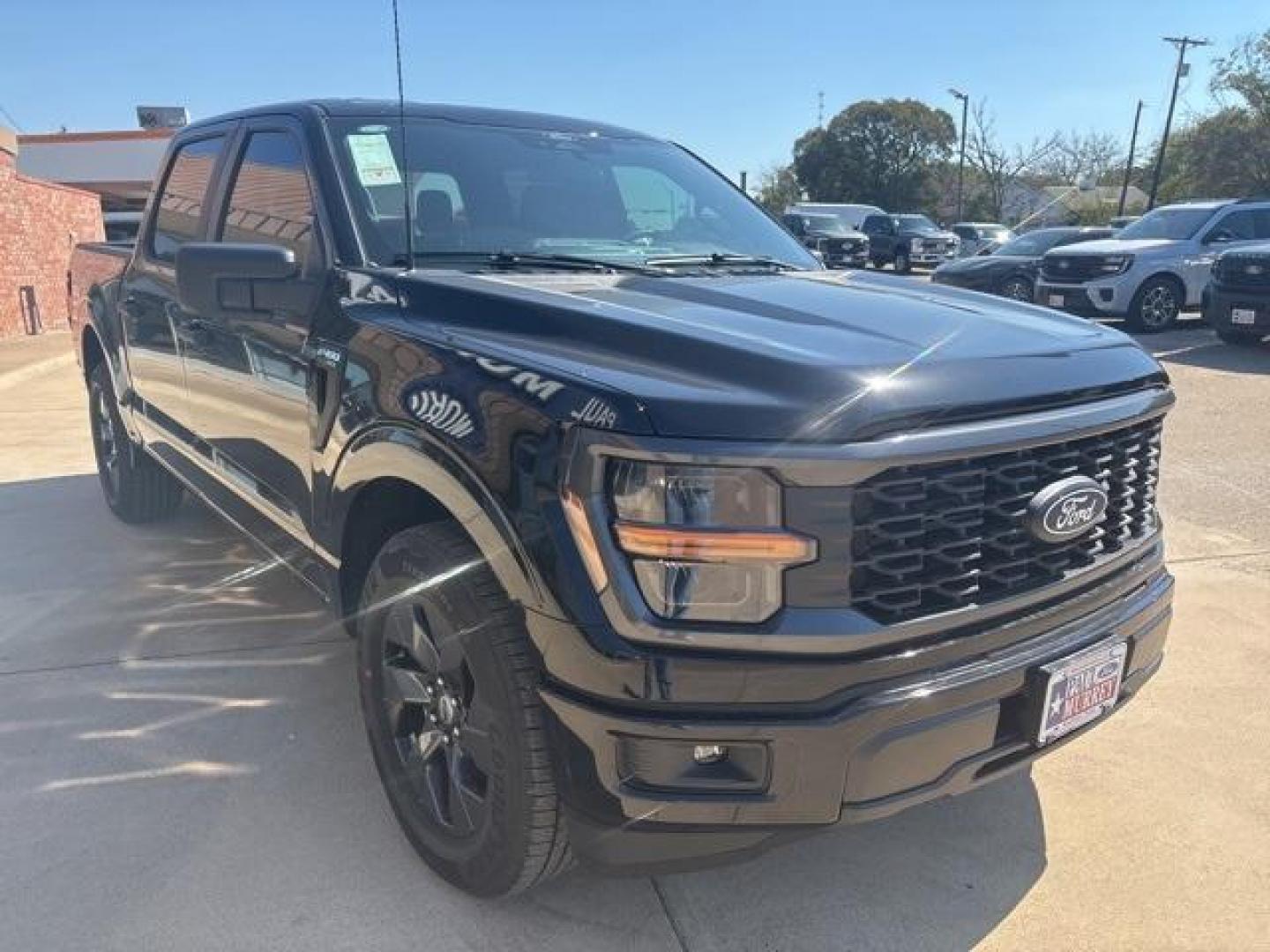 2025 Agate Black Metallic /Black Ford F-150 STX (1FTEW2KP4SK) with an 2.7L V6 EcoBoost engine, Automatic transmission, located at 1105 E Mulberry, Kaufman, TX, 75142, (972) 962-2151, 32.589550, -96.300926 - Agate Black Metallic 2025 Ford F-150 4D SuperCrew STX RWD 10-Speed Automatic 2.7L V6 EcoBoost<br><br>20/26 City/Highway MPG<br><br><br>Please call Paul Murrey Ford Inc. In Kaufman Texas A Family Dealership Since 1952 Serving the Dallas Fort Worth and East Texas areas for over 70 years. Please call 9 - Photo#5