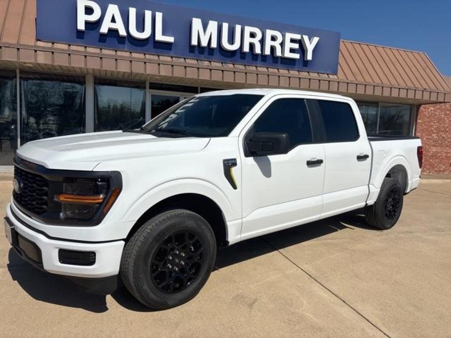 2025 Oxford White /Black Ford F-150 STX (1FTEW2KPXSK) with an 2.7L V6 EcoBoost engine, Automatic transmission, located at 1105 E Mulberry, Kaufman, TX, 75142, (972) 962-2151, 32.589550, -96.300926 - Oxford White 2025 Ford F-150 4D SuperCrew STX RWD 10-Speed Automatic 2.7L V6 EcoBoost<br><br>20/26 City/Highway MPG<br><br><br>Please call Paul Murrey Ford Inc. In Kaufman Texas A Family Dealership Since 1952 Serving the Dallas Fort Worth and East Texas areas for over 70 years. Please call 972-962-2 - Photo#2