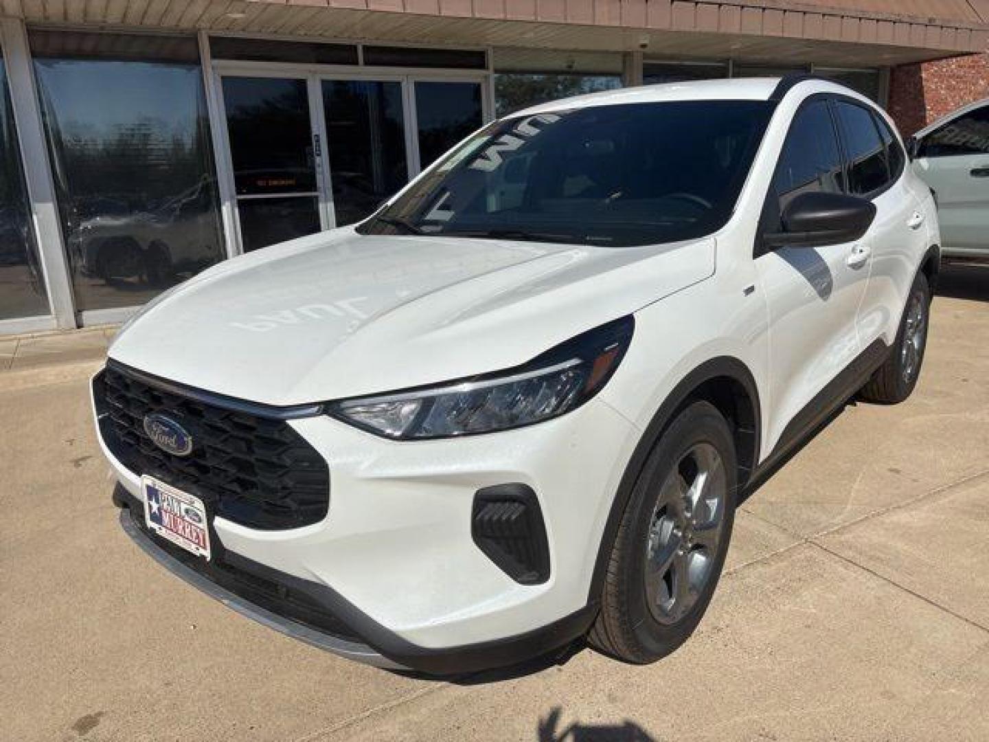 2026 White Metallic /Ebony Ford Escape ST-Line (1FMCU0MN1TU) with an 1.5L EcoBoost engine, Automatic transmission, located at 1105 E Mulberry, Kaufman, TX, 75142, (972) 962-2151, 32.589550, -96.300926 - Star White Metallic Tri-Coat 2026 Ford Escape 4D Sport Utility ST-Line FWD 8-Speed Automatic 1.5L EcoBoost 27/34 City/Highway MPG<br><br>27/34 City/Highway MPG - Photo#1