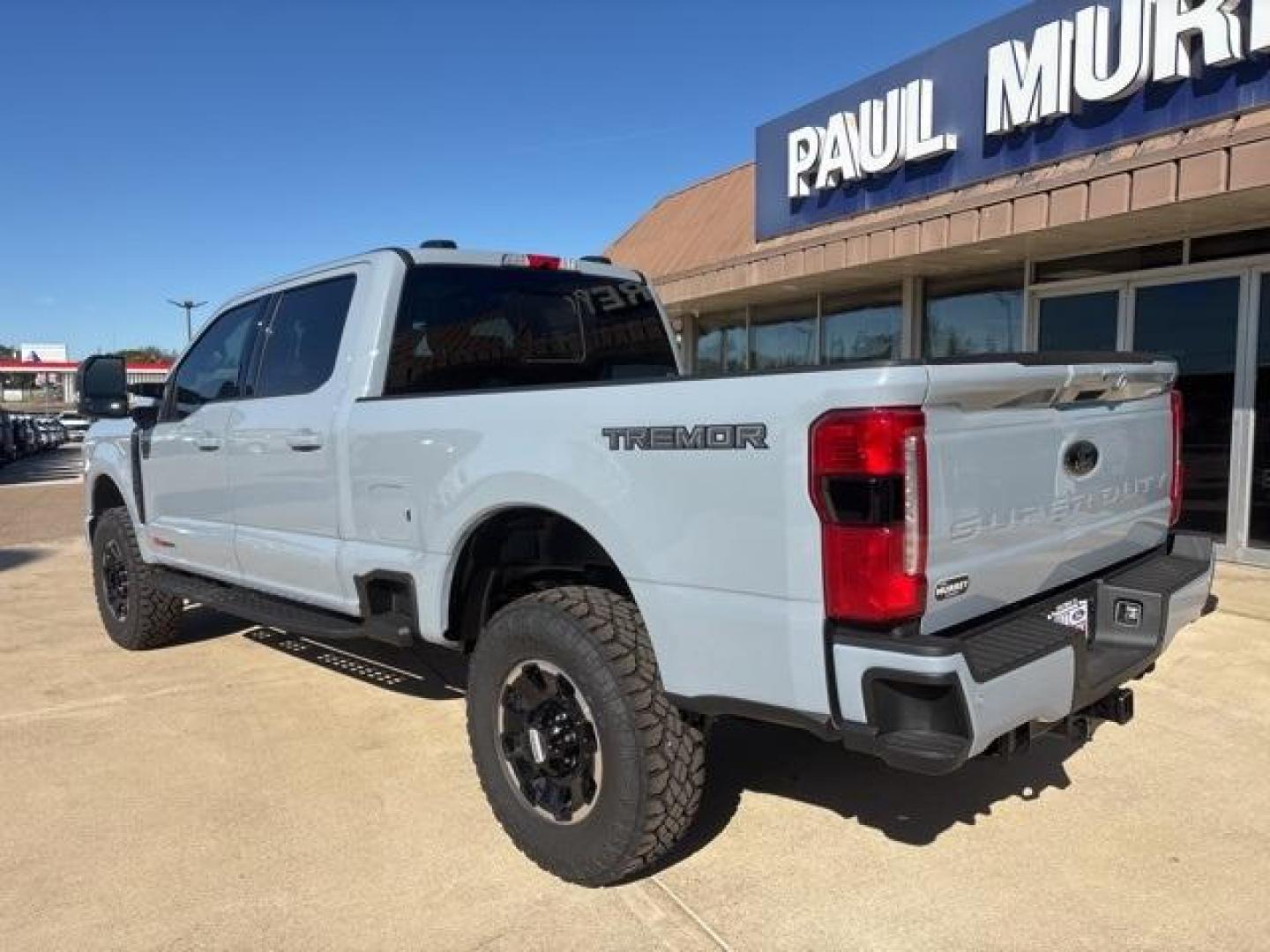 2026 Glacier Gray Metallic Tri-Coat /Black Onyx Ford F-250SD Lariat (1FT8W2BM5TE) with an 6.7L High Output Power Stroke V8 Diesel engine, Automatic transmission, located at 1105 E Mulberry, Kaufman, TX, 75142, (972) 962-2151, 32.589550, -96.300926 - Photo#3