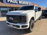 2026 White Metallic /Black Onyx/Platinum Blue Ford F-250SD Platinum (1FT8W2BM5TE) with an 6.7L High Output Power Stroke V8 Diesel engine, Automatic transmission, located at 1105 E Mulberry, Kaufman, TX, 75142, (972) 962-2151, 32.589550, -96.300926 - $5,541 off MSRP!<br><br>4WD, ABS brakes, Alloy wheels, Compass, Electronic Stability Control, Front dual zone A/C, Heated door mirrors, Heated front seats, Heated rear seats, Illuminated entry, Low tire pressure warning, Remote keyless entry, Traction control.<br>Star White Metallic Tri-Coat 2026 Fo - Photo#1