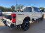 2026 White Metallic /Black Onyx/Platinum Blue Ford F-250SD Platinum (1FT8W2BM5TE) with an 6.7L High Output Power Stroke V8 Diesel engine, Automatic transmission, located at 1105 E Mulberry, Kaufman, TX, 75142, (972) 962-2151, 32.589550, -96.300926 - $5,541 off MSRP!<br><br>4WD, ABS brakes, Alloy wheels, Compass, Electronic Stability Control, Front dual zone A/C, Heated door mirrors, Heated front seats, Heated rear seats, Illuminated entry, Low tire pressure warning, Remote keyless entry, Traction control.<br>Star White Metallic Tri-Coat 2026 Fo - Photo#4