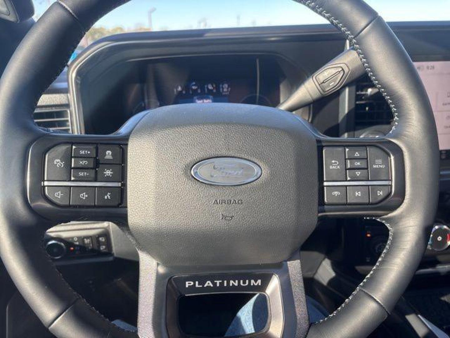 2026 White Metallic /Black Onyx/Platinum Blue Ford F-250SD Platinum (1FT8W2BM5TE) with an 6.7L High Output Power Stroke V8 Diesel engine, Automatic transmission, located at 1105 E Mulberry, Kaufman, TX, 75142, (972) 962-2151, 32.589550, -96.300926 - $5,541 off MSRP!<br><br>4WD, ABS brakes, Alloy wheels, Compass, Electronic Stability Control, Front dual zone A/C, Heated door mirrors, Heated front seats, Heated rear seats, Illuminated entry, Low tire pressure warning, Remote keyless entry, Traction control.<br>Star White Metallic Tri-Coat 2026 Fo - Photo#21