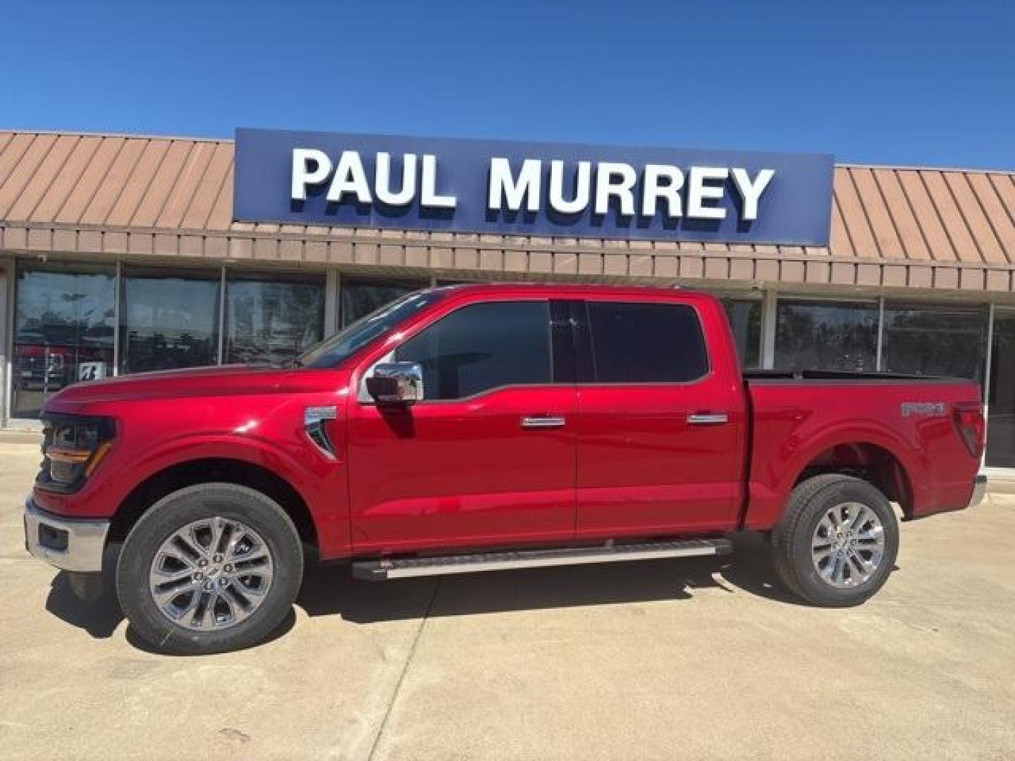 2025 Rapid Red Metallic Tinted Clearcoat /Dark Slate Ford F-150 XLT (1FTFW3L59SK) with an 5.0L V8 engine, Automatic transmission, located at 1105 E Mulberry, Kaufman, TX, 75142, (972) 962-2151, 32.589550, -96.300926 - $5,746 off MSRP!<br><br>4WD.<br>Red Metallic 2025 Ford F-150 4D SuperCrew XLT 4WD 10-Speed Automatic 5.0L V8 17/22 City/Highway MPG - Photo#0