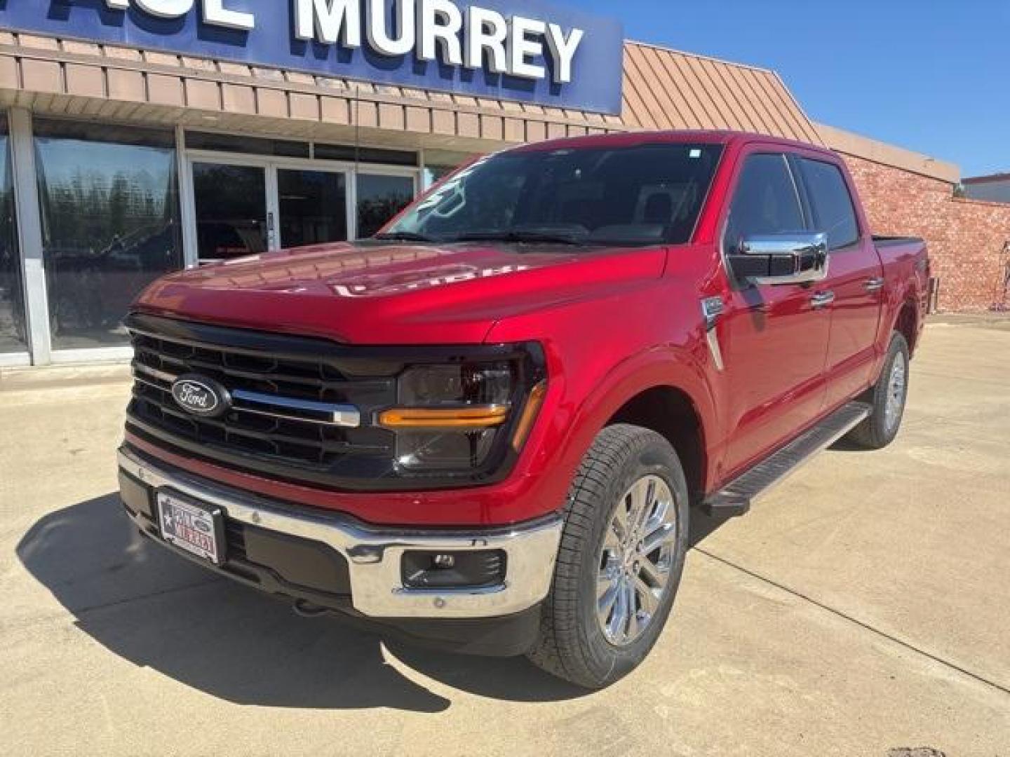 2025 Rapid Red Metallic Tinted Clearcoat /Dark Slate Ford F-150 XLT (1FTFW3L59SK) with an 5.0L V8 engine, Automatic transmission, located at 1105 E Mulberry, Kaufman, TX, 75142, (972) 962-2151, 32.589550, -96.300926 - $5,746 off MSRP!<br><br>4WD.<br>Red Metallic 2025 Ford F-150 4D SuperCrew XLT 4WD 10-Speed Automatic 5.0L V8 17/22 City/Highway MPG - Photo#1