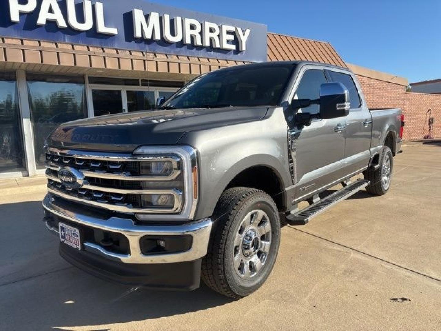 2026 Gray Metallic /Black Onyx Ford F-250SD Lariat (1FT8W2BT2TE) with an Power Stroke 6.7L V8 DI 32V OHV Turbodiesel engine, Automatic transmission, located at 1105 E Mulberry, Kaufman, TX, 75142, (972) 962-2151, 32.589550, -96.300926 - $5,263 off MSRP!<br><br>4WD.<br>Carbonized Gray Metallic 2026 Ford F-250SD 4D Crew Cab Lariat 4WD 10-Speed Automatic Power Stroke 6.7L V8 DI 32V OHV Turbodiesel Price includes: $1000 - Retail Customer Cash. Exp. 09/30/2026- Photo#1