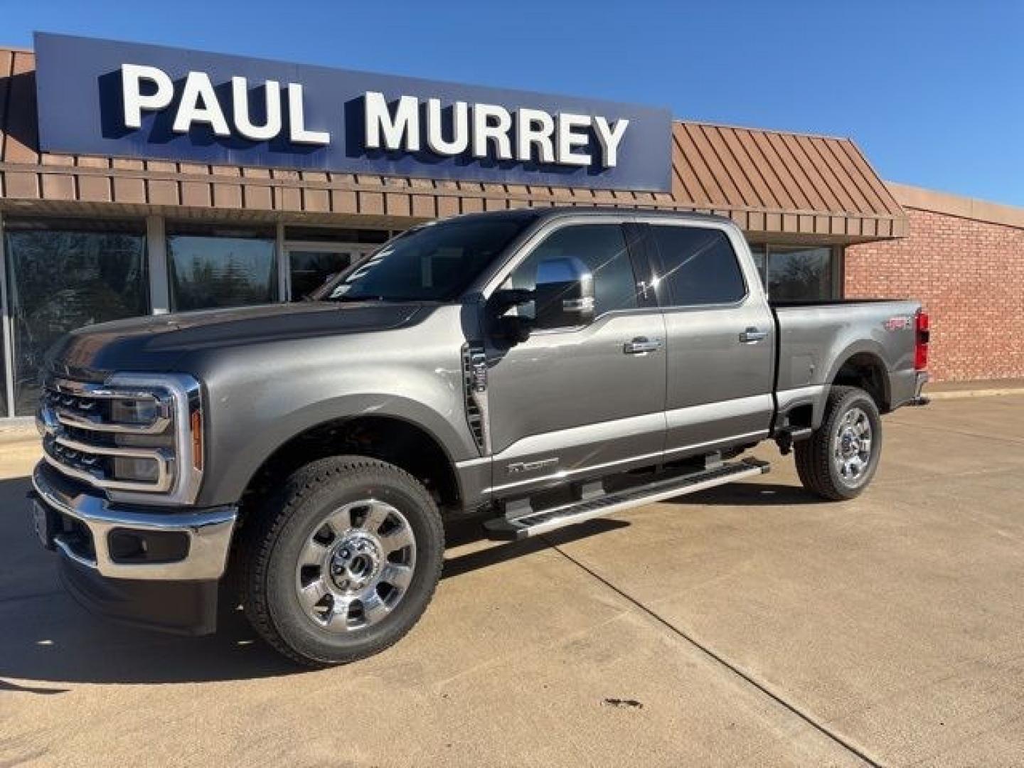 2026 Gray Metallic /Black Onyx Ford F-250SD Lariat (1FT8W2BT2TE) with an Power Stroke 6.7L V8 DI 32V OHV Turbodiesel engine, Automatic transmission, located at 1105 E Mulberry, Kaufman, TX, 75142, (972) 962-2151, 32.589550, -96.300926 - $5,263 off MSRP!<br><br>4WD.<br>Carbonized Gray Metallic 2026 Ford F-250SD 4D Crew Cab Lariat 4WD 10-Speed Automatic Power Stroke 6.7L V8 DI 32V OHV Turbodiesel Price includes: $1000 - Retail Customer Cash. Exp. 09/30/2026- Photo#2