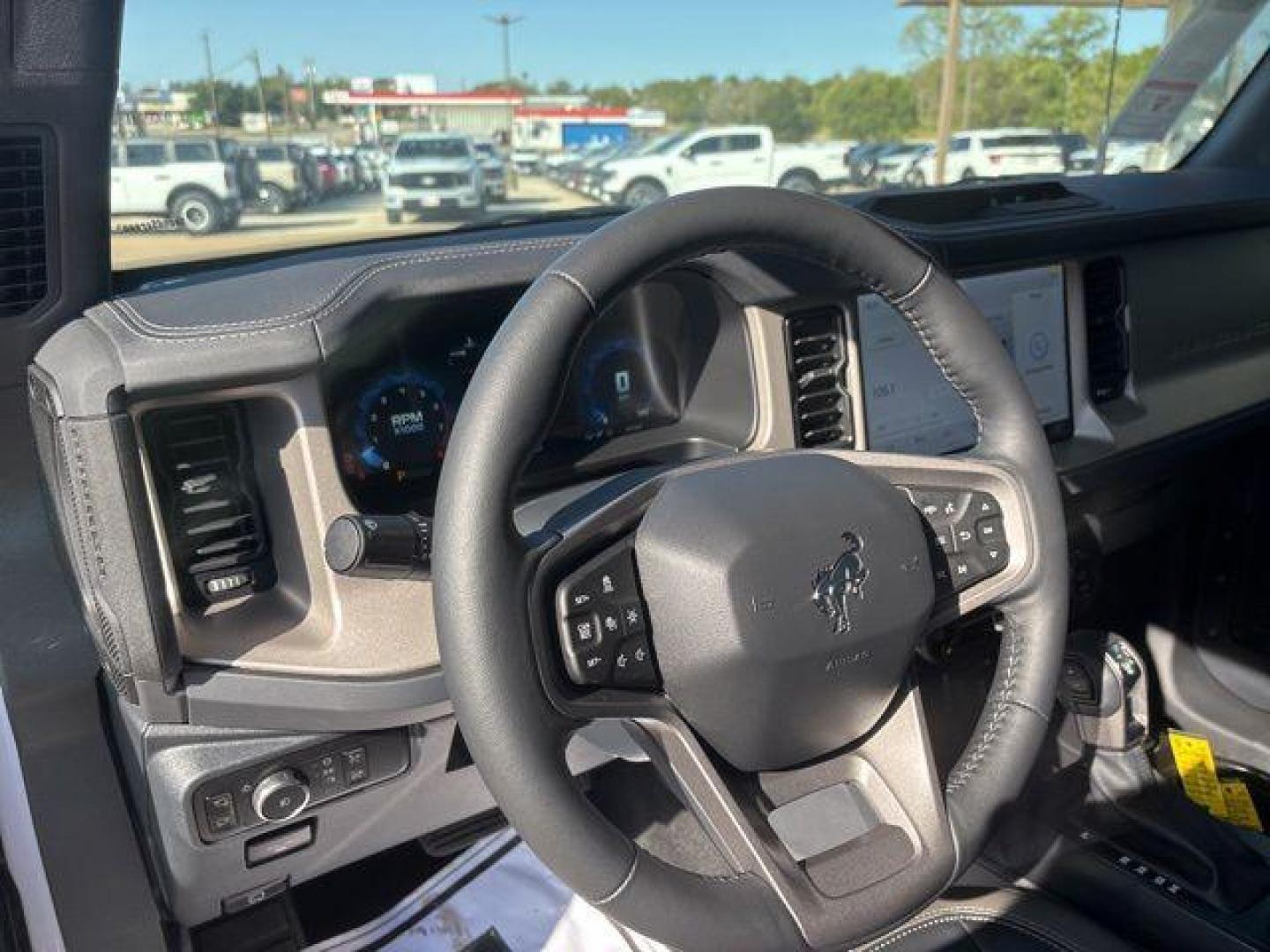 2025 Oxford White /Black Ford Bronco Outer Banks (1FMEE8BP1SL) with an 2.7L EcoBoost V6 engine, Automatic transmission, located at 1105 E Mulberry, Kaufman, TX, 75142, (972) 962-2151, 32.589550, -96.300926 - Photo#13