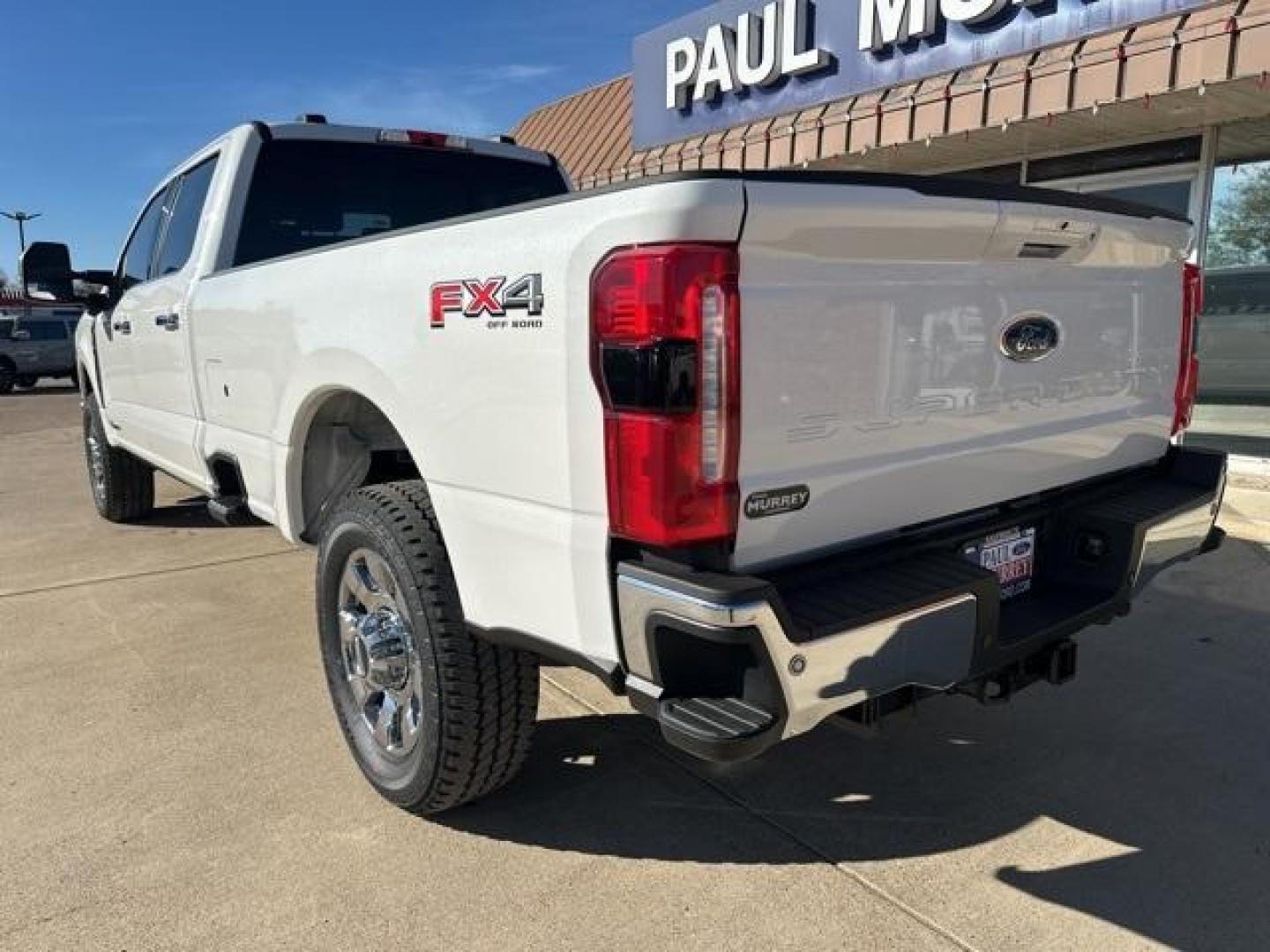 2026 Star White Metallic Tri-Coat /Black Onyx Ford F-350SD Lariat (1FT8W3BTXTE) with an Power Stroke 6.7L V8 DI 32V OHV Turbodiesel engine, Automatic transmission, located at 1105 E Mulberry, Kaufman, TX, 75142, (972) 962-2151, 32.589550, -96.300926 - $4,014 off MSRP!<br><br>4WD.<br>Star White Metallic Tri-Coat 2026 Ford F-350SD 4D Crew Cab Lariat 4WD 10-Speed Automatic Power Stroke 6.7L V8 DI 32V OHV Turbodiesel - Photo#2