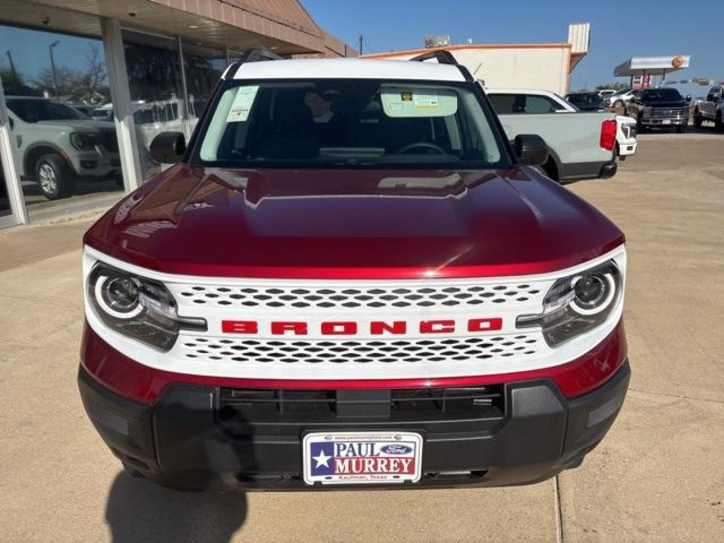 2025 Ruby Red Metallic Tinted Clearcoat /Navy Pier Ford Bronco Sport Heritage (3FMCR9GN9SR) with an 1.5L EcoBoost engine, Automatic transmission, located at 1105 E Mulberry, Kaufman, TX, 75142, (972) 962-2151, 32.589550, -96.300926 - $1,929 off MSRP!<br><br><br>Ruby Red Metallic Tinted Clearcoat 2025 Ford Bronco Sport 4D Sport Utility Heritage 4WD 8-Speed Automatic 1.5L EcoBoost 25/30 City/Highway MPG<br><br>25/30 City/Highway MPG Price includes: $1500 - Retail Bonus Cash. Exp. 01/05/2026 $500 - Retail Bonus Cash. Exp. 12/17/202 - Photo#7