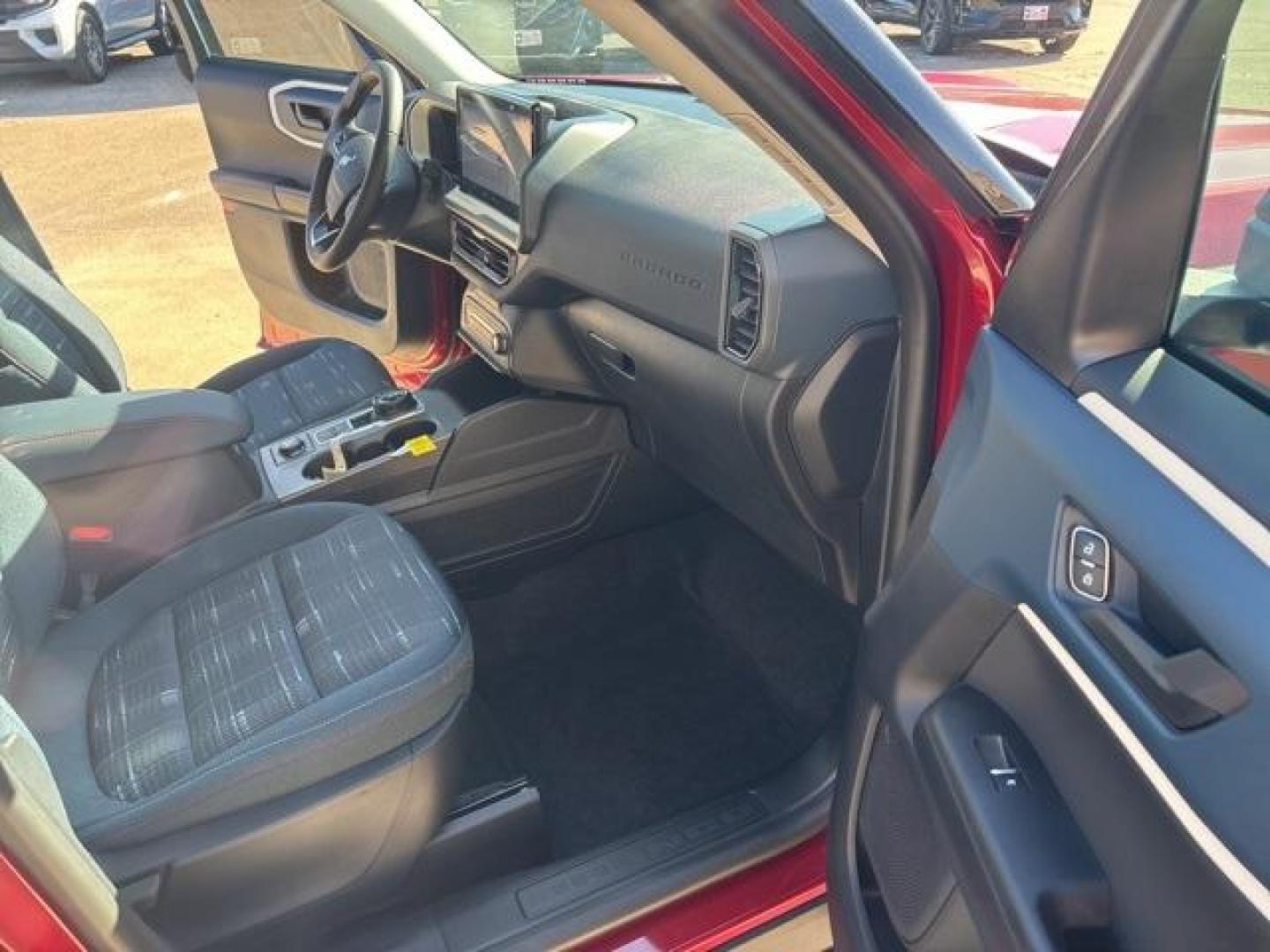 2025 Ruby Red Metallic Tinted Clearcoat /Navy Pier Ford Bronco Sport Heritage (3FMCR9GN9SR) with an 1.5L EcoBoost engine, Automatic transmission, located at 1105 E Mulberry, Kaufman, TX, 75142, (972) 962-2151, 32.589550, -96.300926 - $1,929 off MSRP!<br><br><br>Ruby Red Metallic Tinted Clearcoat 2025 Ford Bronco Sport 4D Sport Utility Heritage 4WD 8-Speed Automatic 1.5L EcoBoost 25/30 City/Highway MPG<br><br>25/30 City/Highway MPG Price includes: $1500 - Retail Bonus Cash. Exp. 01/05/2026 $500 - Retail Bonus Cash. Exp. 12/17/202 - Photo#14