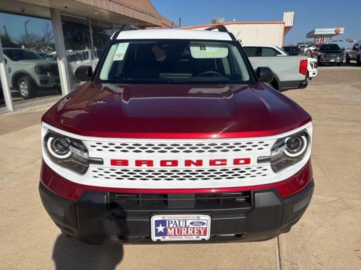 2025 Ruby Red Metallic /Navy Pier Ford Bronco Sport Heritage (3FMCR9GN9SR) with an 1.5L EcoBoost engine, Automatic transmission, located at 1105 E Mulberry, Kaufman, TX, 75142, (972) 962-2151, 32.589550, -96.300926 - $3,929 off MSRP!<br><br><br>Ruby Red Metallic Tinted Clearcoat 2025 Ford Bronco Sport 4D Sport Utility Heritage 4WD 8-Speed Automatic 1.5L EcoBoost 25/30 City/Highway MPG<br><br>25/30 City/Highway MPG Price includes: $2500 - Retail Customer Cash. Exp. 03/31/2026 - Photo#7