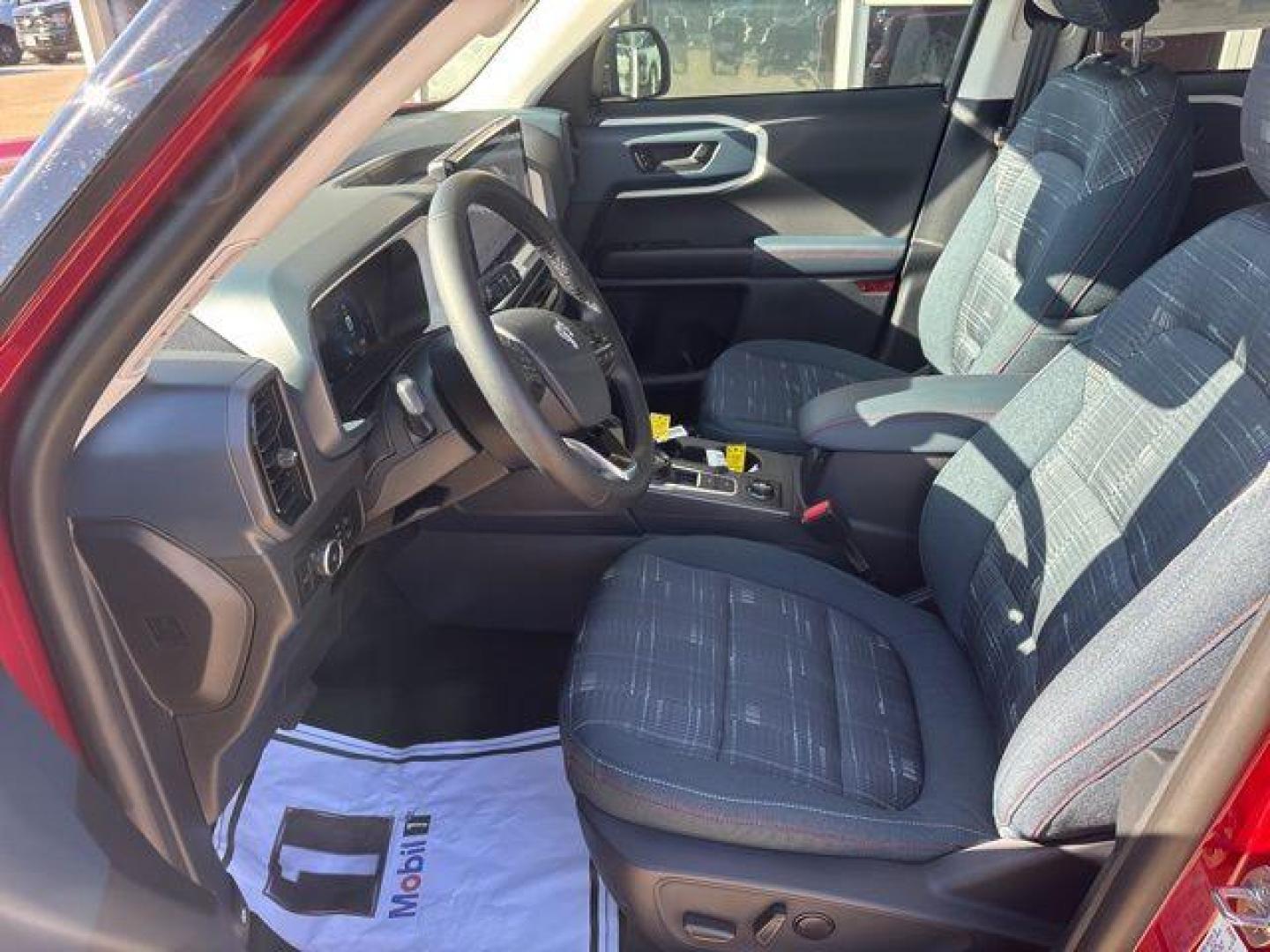 2025 Ruby Red Metallic /Navy Pier Ford Bronco Sport Heritage (3FMCR9GN9SR) with an 1.5L EcoBoost engine, Automatic transmission, located at 1105 E Mulberry, Kaufman, TX, 75142, (972) 962-2151, 32.589550, -96.300926 - $3,929 off MSRP!<br><br><br>Ruby Red Metallic Tinted Clearcoat 2025 Ford Bronco Sport 4D Sport Utility Heritage 4WD 8-Speed Automatic 1.5L EcoBoost 25/30 City/Highway MPG<br><br>25/30 City/Highway MPG Price includes: $2500 - Retail Customer Cash. Exp. 03/31/2026 - Photo#9