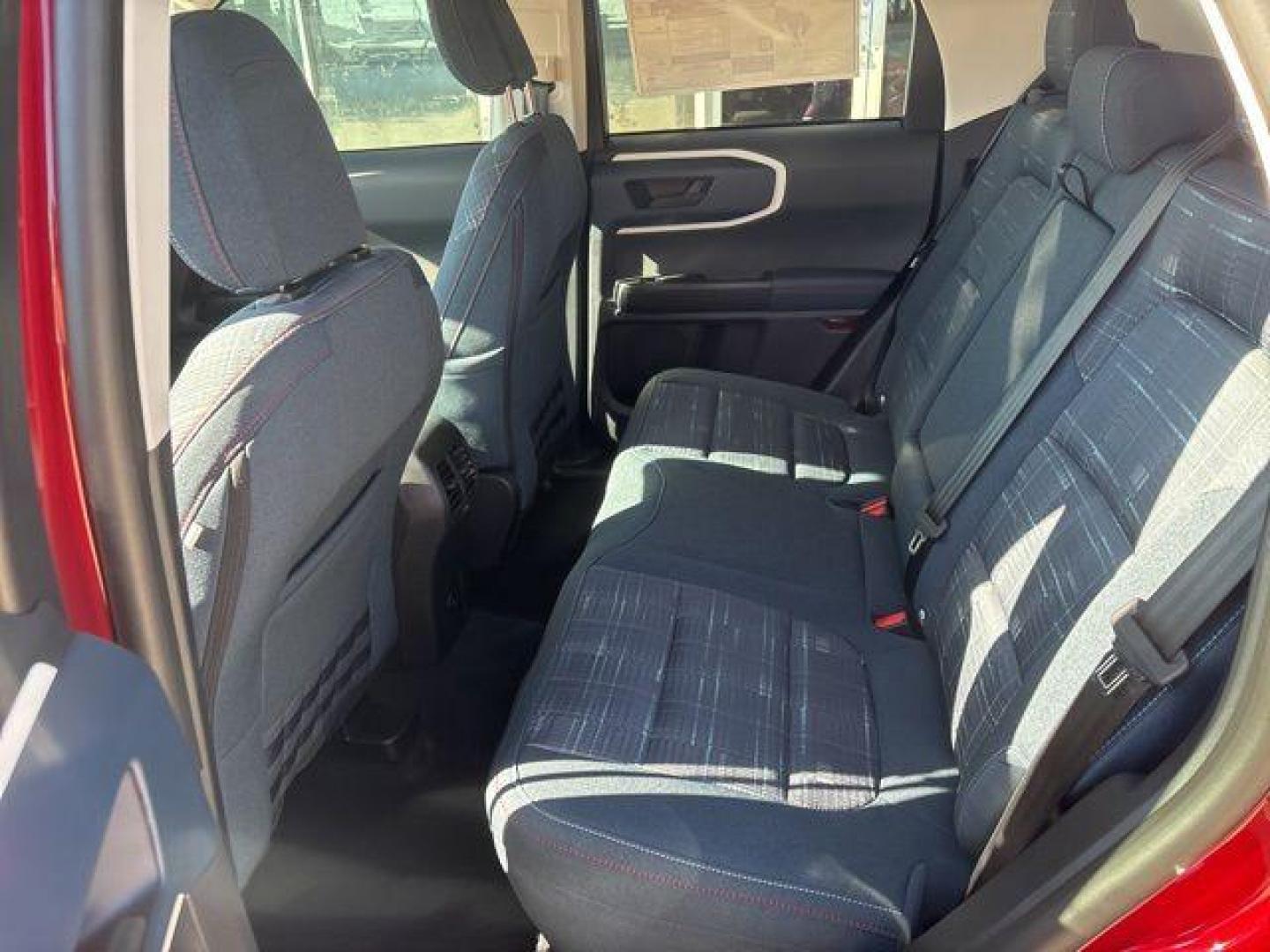 2025 Ruby Red Metallic /Navy Pier Ford Bronco Sport Heritage (3FMCR9GN9SR) with an 1.5L EcoBoost engine, Automatic transmission, located at 1105 E Mulberry, Kaufman, TX, 75142, (972) 962-2151, 32.589550, -96.300926 - $3,929 off MSRP!<br><br><br>Ruby Red Metallic Tinted Clearcoat 2025 Ford Bronco Sport 4D Sport Utility Heritage 4WD 8-Speed Automatic 1.5L EcoBoost 25/30 City/Highway MPG<br><br>25/30 City/Highway MPG Price includes: $2500 - Retail Customer Cash. Exp. 03/31/2026 - Photo#13