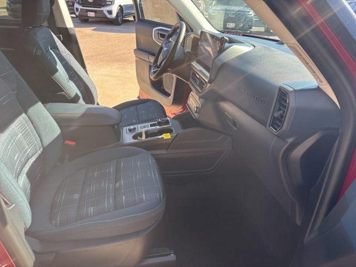 2025 Ruby Red Metallic /Navy Pier Ford Bronco Sport Heritage (3FMCR9GN9SR) with an 1.5L EcoBoost engine, Automatic transmission, located at 1105 E Mulberry, Kaufman, TX, 75142, (972) 962-2151, 32.589550, -96.300926 - $3,929 off MSRP!<br><br><br>Ruby Red Metallic Tinted Clearcoat 2025 Ford Bronco Sport 4D Sport Utility Heritage 4WD 8-Speed Automatic 1.5L EcoBoost 25/30 City/Highway MPG<br><br>25/30 City/Highway MPG Price includes: $2500 - Retail Customer Cash. Exp. 03/31/2026 - Photo#15