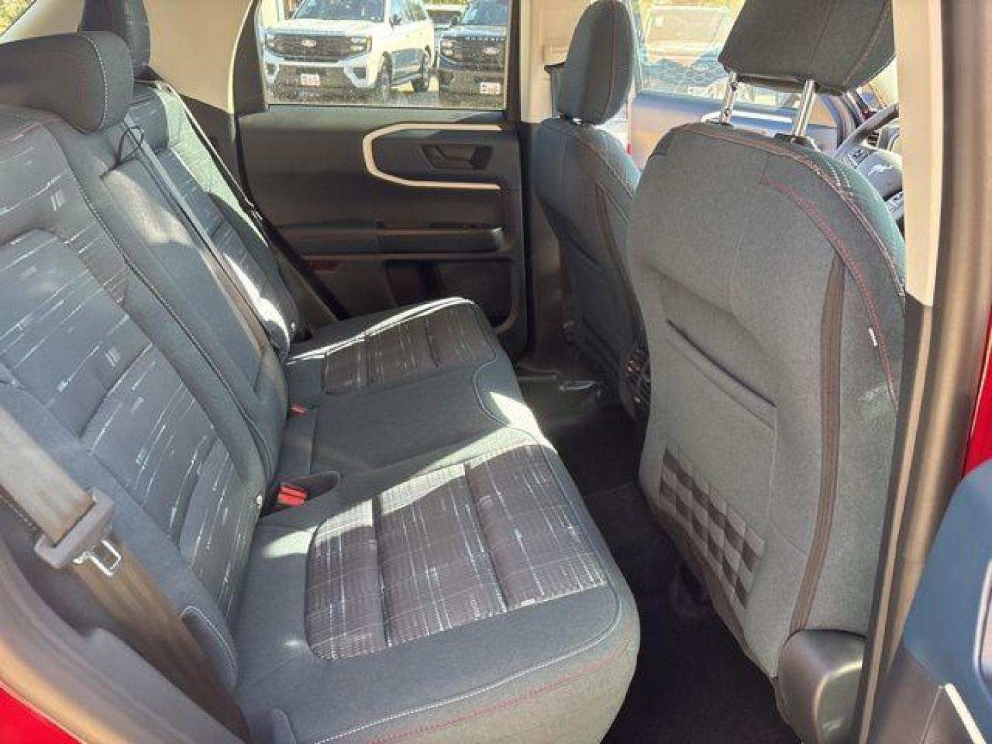 2025 Ruby Red Metallic /Navy Pier Ford Bronco Sport Heritage (3FMCR9GN9SR) with an 1.5L EcoBoost engine, Automatic transmission, located at 1105 E Mulberry, Kaufman, TX, 75142, (972) 962-2151, 32.589550, -96.300926 - $3,929 off MSRP!<br><br><br>Ruby Red Metallic Tinted Clearcoat 2025 Ford Bronco Sport 4D Sport Utility Heritage 4WD 8-Speed Automatic 1.5L EcoBoost 25/30 City/Highway MPG<br><br>25/30 City/Highway MPG Price includes: $2500 - Retail Customer Cash. Exp. 03/31/2026 - Photo#18