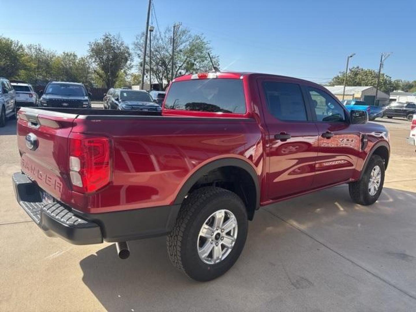 2025 Ruby Red Metallic /Ebony Ford Ranger XL (1FTER4BH0SL) with an EcoBoost 2.3L I4 GTDi DOHC Turbocharged VCT engine, Automatic transmission, located at 1105 E Mulberry, Kaufman, TX, 75142, (972) 962-2151, 32.589550, -96.300926 - $2,959 off MSRP!<br><br><br>Ruby Red Metallic 2025 Ford Ranger 4D Crew Cab XL RWD 10-Speed Automatic EcoBoost 2.3L I4 GTDi DOHC Turbocharged VCT 21/25 City/Highway MPG Price includes: $2000 - Bonus Customer Cash. Exp. 01/05/2026 $500 - Black Friday Mega Bonus Cash. Exp. 12/01/2025 - Photo#5