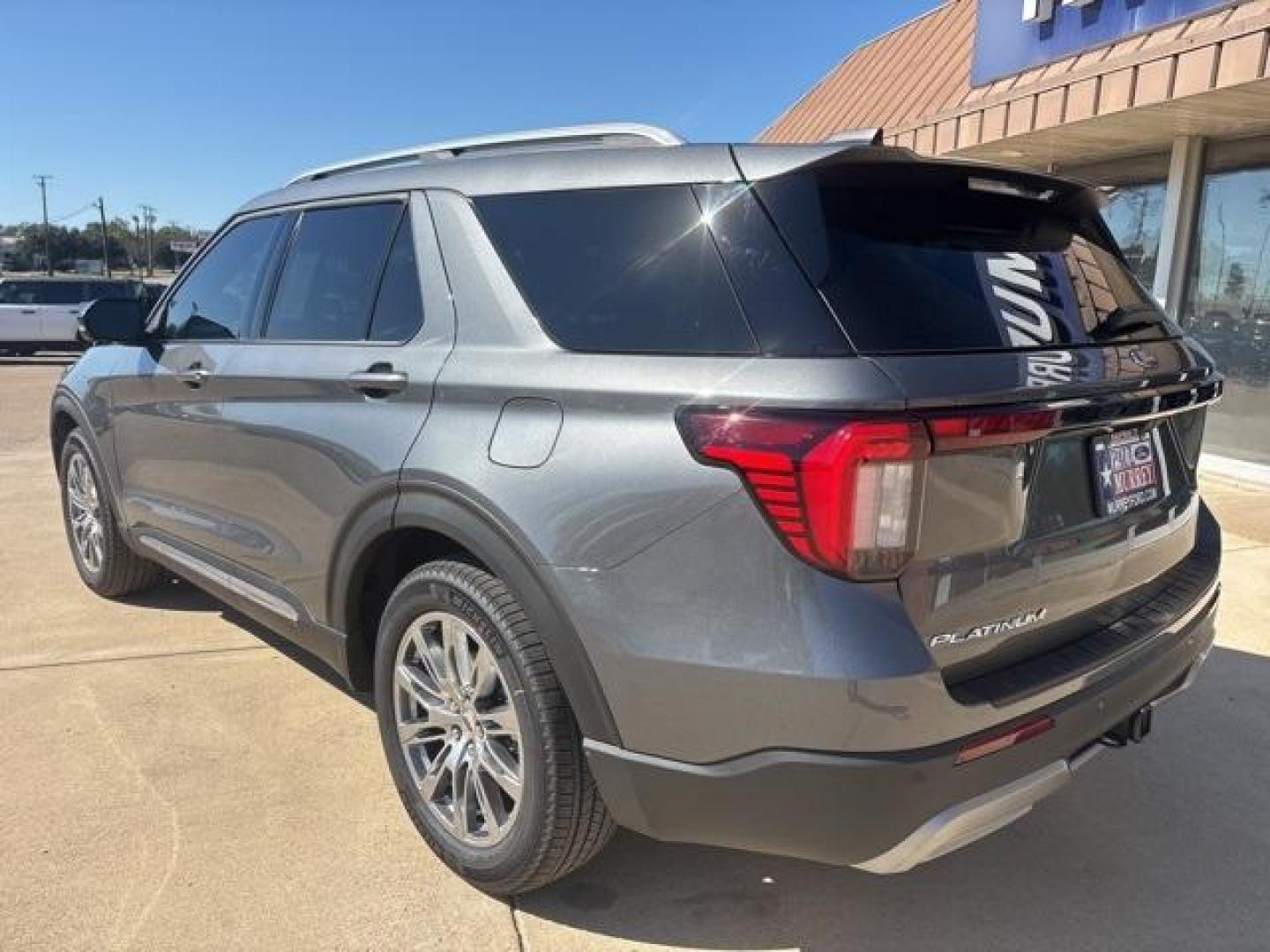 2026 Carbonized Gray Metallic /Mojave Dusk Interior Ford Explorer Platinum (1FMUK7HH6TG) with an 2.3L EcoBoost I-4 engine, Automatic transmission, located at 1105 E Mulberry, Kaufman, TX, 75142, (972) 962-2151, 32.589550, -96.300926 - Carbonized Gray Metallic 2026 Ford Explorer 4D Sport Utility Platinum RWD 10-Speed Automatic 2.3L EcoBoost I-4 20/29 City/Highway MPG<br><br>20/29 City/Highway MPG - Photo#3