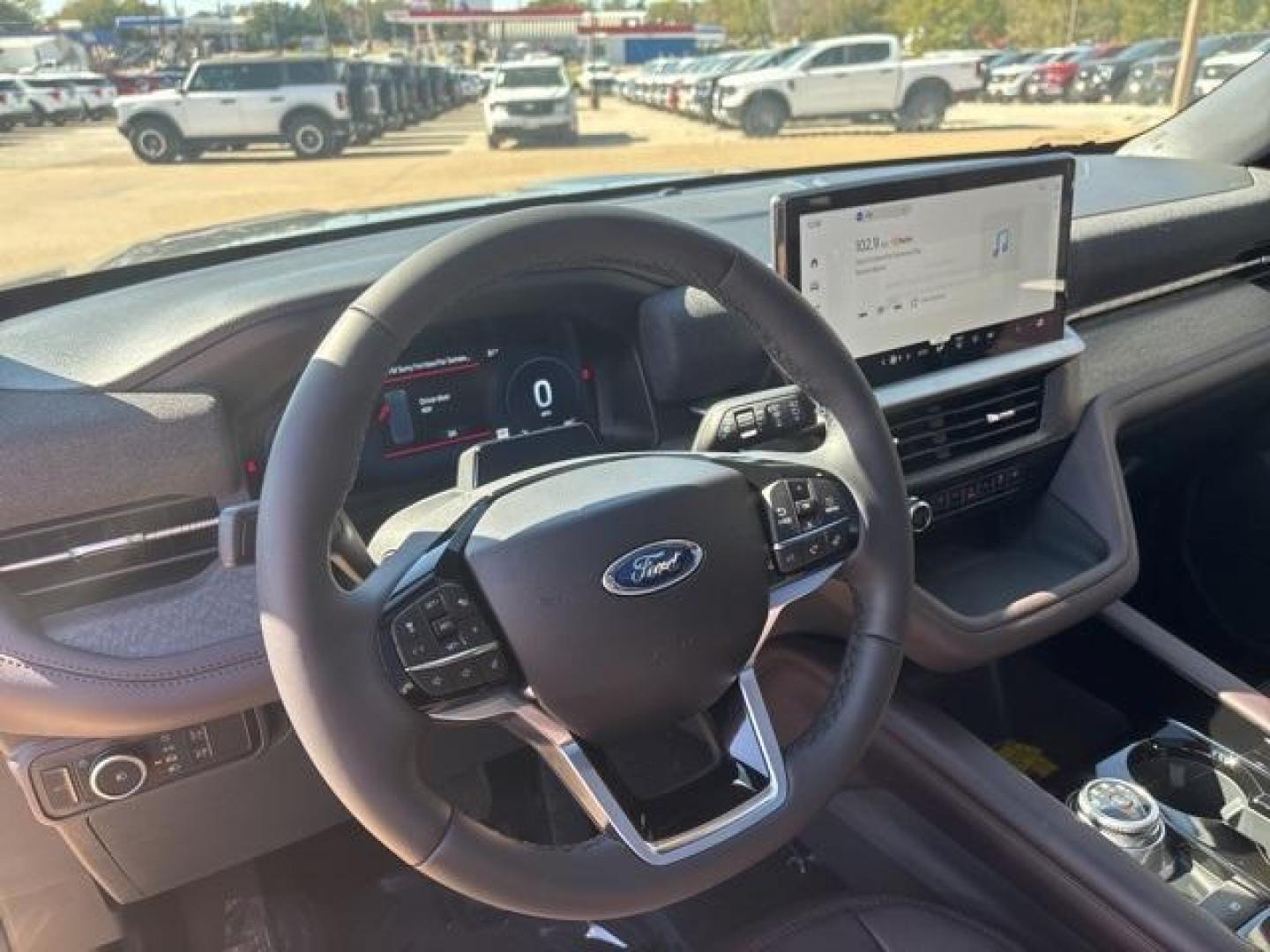 2026 Carbonized Gray Metallic /Mojave Dusk Interior Ford Explorer Platinum (1FMUK7HH6TG) with an 2.3L EcoBoost I-4 engine, Automatic transmission, located at 1105 E Mulberry, Kaufman, TX, 75142, (972) 962-2151, 32.589550, -96.300926 - Carbonized Gray Metallic 2026 Ford Explorer 4D Sport Utility Platinum RWD 10-Speed Automatic 2.3L EcoBoost I-4 20/29 City/Highway MPG<br><br>20/29 City/Highway MPG - Photo#11