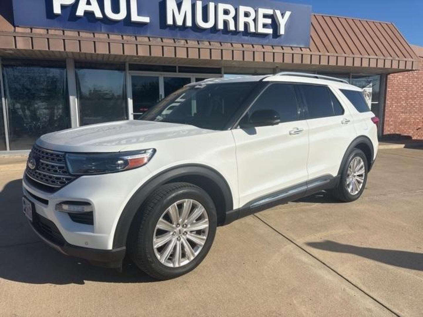 2022 Star White Metallic Tri-Coat /Ebony Ford Explorer Limited (1FMSK7FH5NG) with an 2.3L EcoBoost I-4 engine, Automatic transmission, located at 1105 E Mulberry, Kaufman, TX, 75142, (972) 962-2151, 32.589550, -96.300926 - Star White Metallic Tri-Coat 2022 Ford Explorer 4D Sport Utility Limited RWD 10-Speed Automatic 2.3L EcoBoost I-4<br><br><br>Odometer is 42032 miles below market average! 21/28 City/Highway MPG<br><br><br>Please call Paul Murrey Ford Inc. In Kaufman Texas A Family Dealership Since 1952 Serving the D - Photo#2
