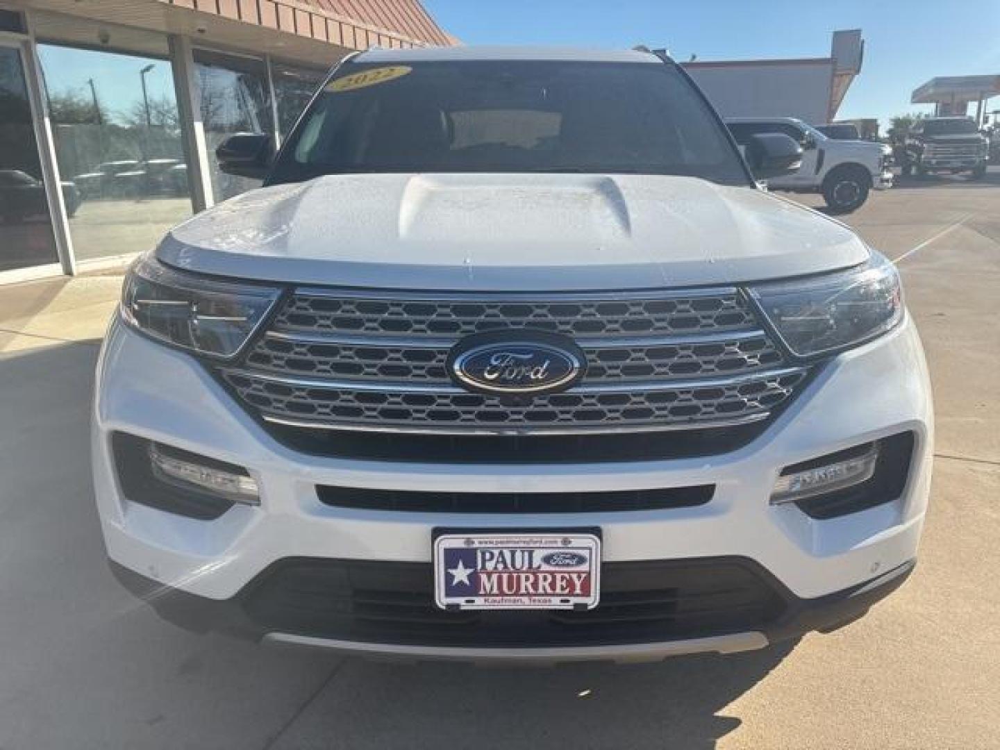 2022 Star White Metallic Tri-Coat /Ebony Ford Explorer Limited (1FMSK7FH5NG) with an 2.3L EcoBoost I-4 engine, Automatic transmission, located at 1105 E Mulberry, Kaufman, TX, 75142, (972) 962-2151, 32.589550, -96.300926 - Star White Metallic Tri-Coat 2022 Ford Explorer 4D Sport Utility Limited RWD 10-Speed Automatic 2.3L EcoBoost I-4<br><br><br>Odometer is 42032 miles below market average! 21/28 City/Highway MPG<br><br><br>Please call Paul Murrey Ford Inc. In Kaufman Texas A Family Dealership Since 1952 Serving the D - Photo#7