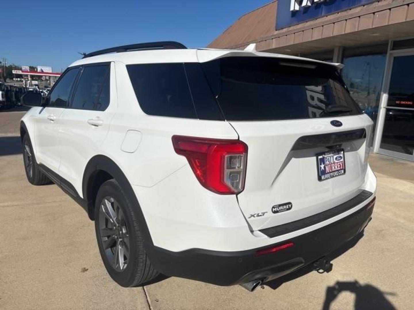 2023 Star White Metallic Tri-Coat /Light Slate Ford Explorer XLT (1FMSK7DH5PG) with an 2.3L EcoBoost I-4 engine, Automatic transmission, located at 1105 E Mulberry, Kaufman, TX, 75142, (972) 962-2151, 32.589550, -96.300926 - Star White Metallic Tri-Coat 2023 Ford Explorer 4D Sport Utility XLT RWD 10-Speed Automatic 2.3L EcoBoost I-4<br><br><br>Odometer is 4546 miles below market average! 21/28 City/Highway MPG<br><br><br>Please call Paul Murrey Ford Inc. In Kaufman Texas A Family Dealership Since 1952 Serving the Dallas - Photo#3