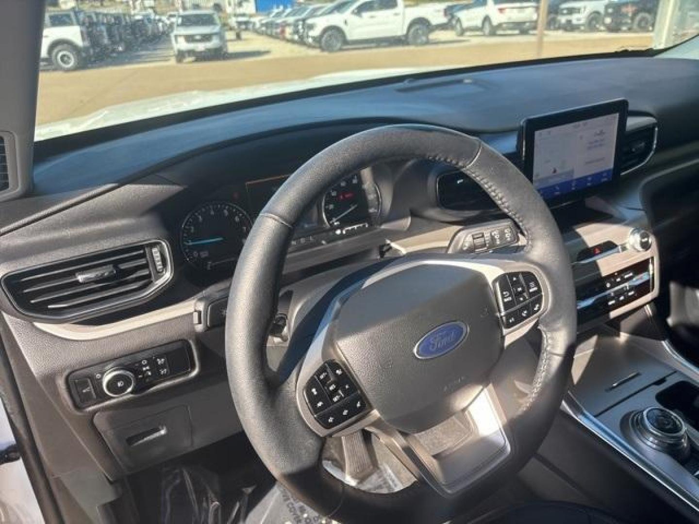 2023 Star White Metallic Tri-Coat /Light Slate Ford Explorer XLT (1FMSK7DH5PG) with an 2.3L EcoBoost I-4 engine, Automatic transmission, located at 1105 E Mulberry, Kaufman, TX, 75142, (972) 962-2151, 32.589550, -96.300926 - Star White Metallic Tri-Coat 2023 Ford Explorer 4D Sport Utility XLT RWD 10-Speed Automatic 2.3L EcoBoost I-4<br><br><br>Odometer is 4546 miles below market average! 21/28 City/Highway MPG<br><br><br>Please call Paul Murrey Ford Inc. In Kaufman Texas A Family Dealership Since 1952 Serving the Dallas - Photo#11