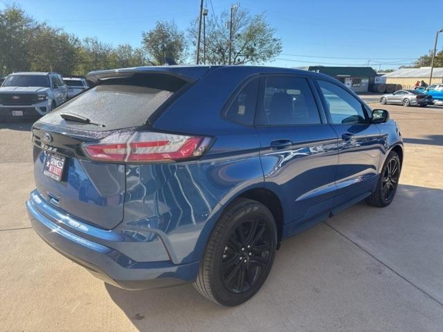 2024 Blue Metallic /Ebony Ford Edge ST Line (2FMPK4J93RB) with an EcoBoost 2.0L I4 GTDi DOHC Turbocharged VCT engine, Automatic transmission, located at 1105 E Mulberry, Kaufman, TX, 75142, (972) 962-2151, 32.589550, -96.300926 - Blue Metallic 2024 Ford Edge 4D Sport Utility ST Line AWD 8-Speed Automatic EcoBoost 2.0L I4 GTDi DOHC Turbocharged VCT AWD.<br><br><br>21/28 City/Highway MPG<br><br><br>Please call Paul Murrey Ford Inc. In Kaufman Texas A Family Dealership Since 1952 Serving the Dallas Fort Worth and East Texas are - Photo#4