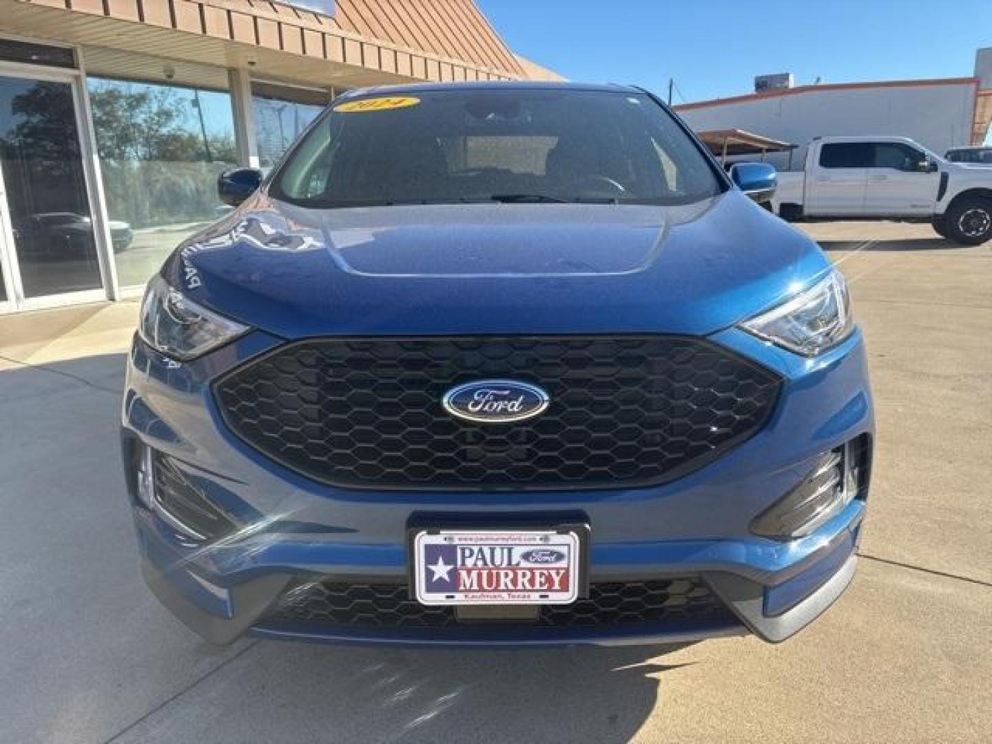 2024 Blue Metallic /Ebony Ford Edge ST Line (2FMPK4J93RB) with an EcoBoost 2.0L I4 GTDi DOHC Turbocharged VCT engine, Automatic transmission, located at 1105 E Mulberry, Kaufman, TX, 75142, (972) 962-2151, 32.589550, -96.300926 - Blue Metallic 2024 Ford Edge 4D Sport Utility ST Line AWD 8-Speed Automatic EcoBoost 2.0L I4 GTDi DOHC Turbocharged VCT AWD.<br><br><br>21/28 City/Highway MPG<br><br><br>Please call Paul Murrey Ford Inc. In Kaufman Texas A Family Dealership Since 1952 Serving the Dallas Fort Worth and East Texas are - Photo#6
