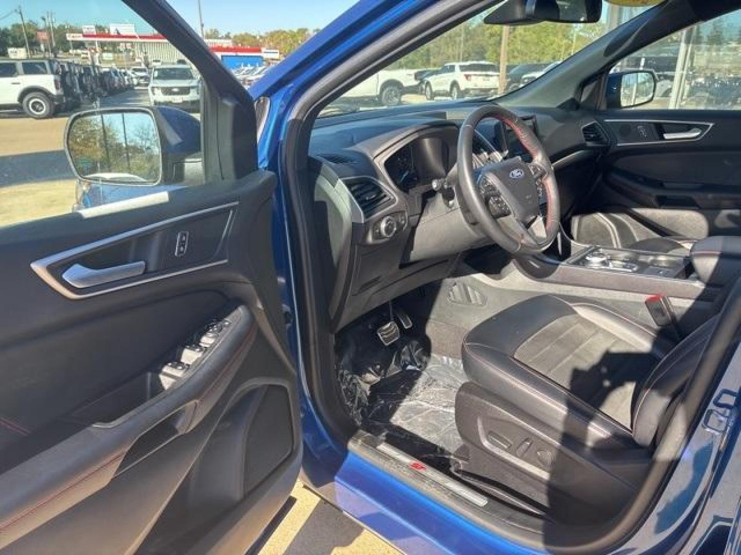 2024 Blue Metallic /Ebony Ford Edge ST Line (2FMPK4J93RB) with an EcoBoost 2.0L I4 GTDi DOHC Turbocharged VCT engine, Automatic transmission, located at 1105 E Mulberry, Kaufman, TX, 75142, (972) 962-2151, 32.589550, -96.300926 - Blue Metallic 2024 Ford Edge 4D Sport Utility ST Line AWD 8-Speed Automatic EcoBoost 2.0L I4 GTDi DOHC Turbocharged VCT AWD.<br><br><br>21/28 City/Highway MPG<br><br><br>Please call Paul Murrey Ford Inc. In Kaufman Texas A Family Dealership Since 1952 Serving the Dallas Fort Worth and East Texas are - Photo#8